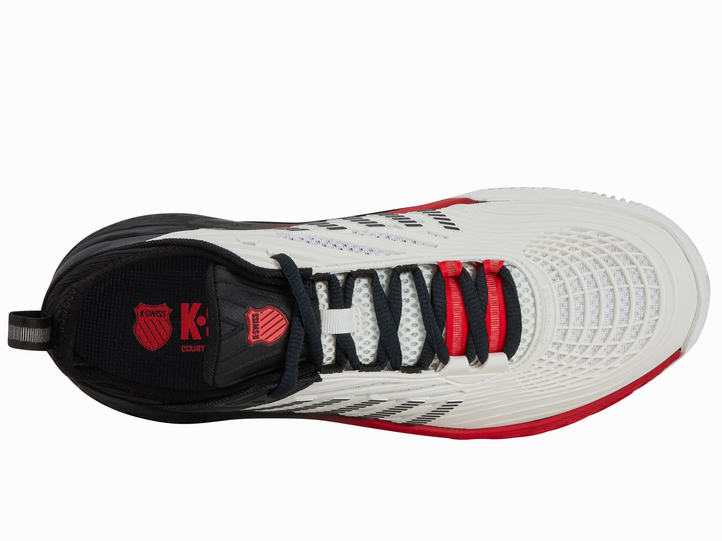 09072-104-M | HYPERCOURT SUPREME 2 CLAY | BRIGHT WHITE/STRETCH LIMO/HIGH RISK RED