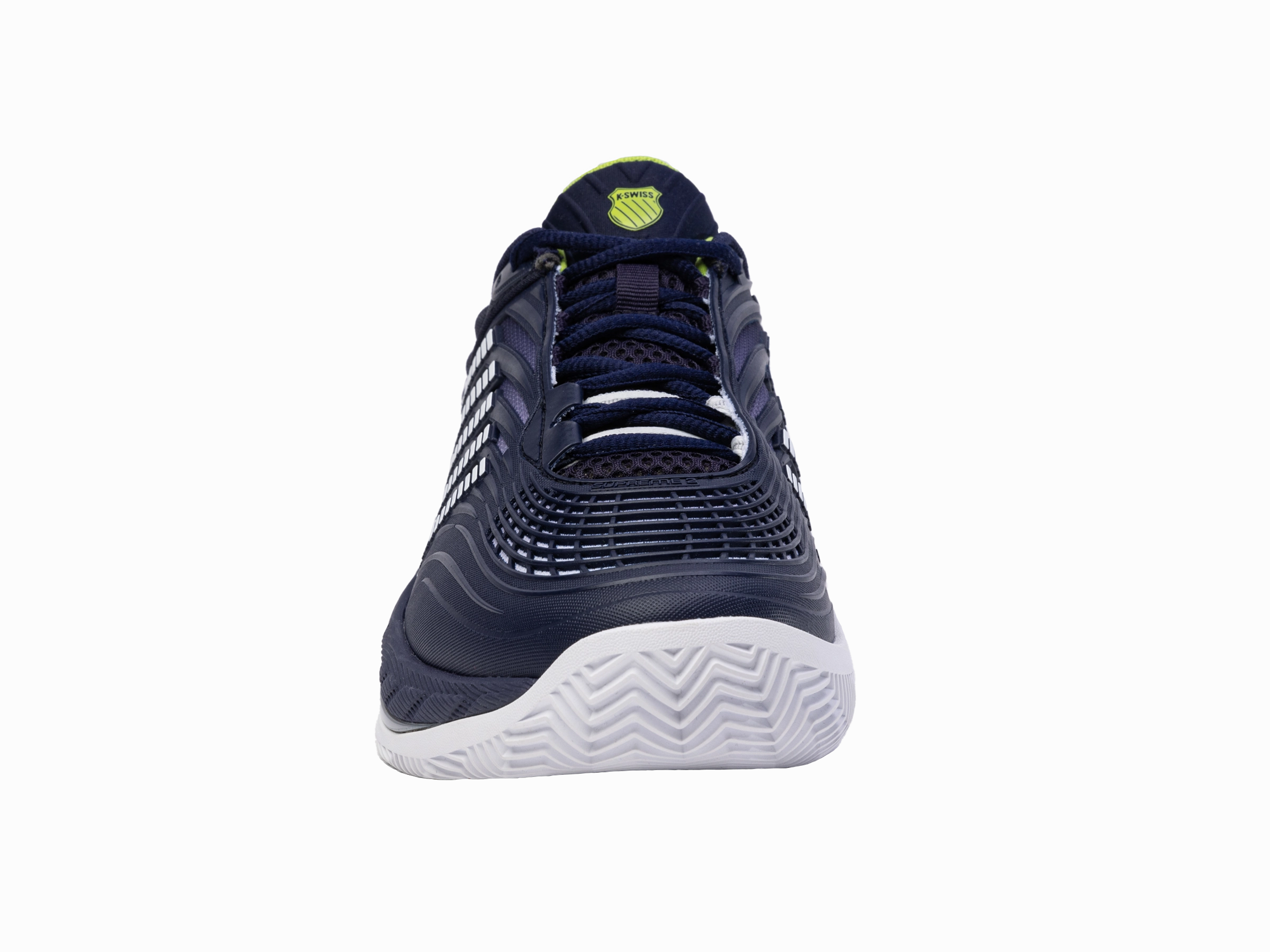 09072-494-M | HYPERCOURT SUPREME 2 CLAY | PEACOAT/WHITE/LIME GREEN