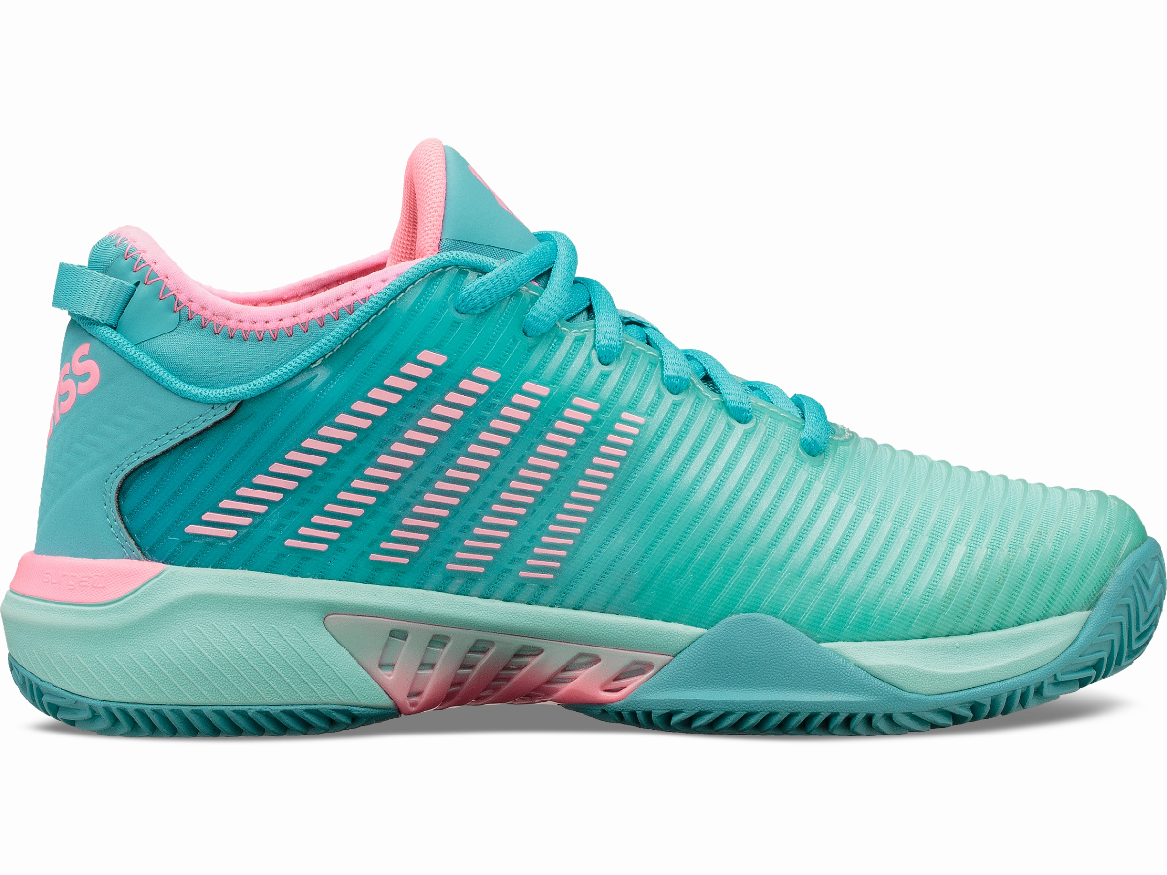 96617-433-M | HYPERCOURT SUPREME HB | ARBUA BLUE/MAUI BLUE/SOFT NEON PINK