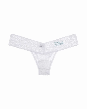 "Mrs" Low-Rise Thong