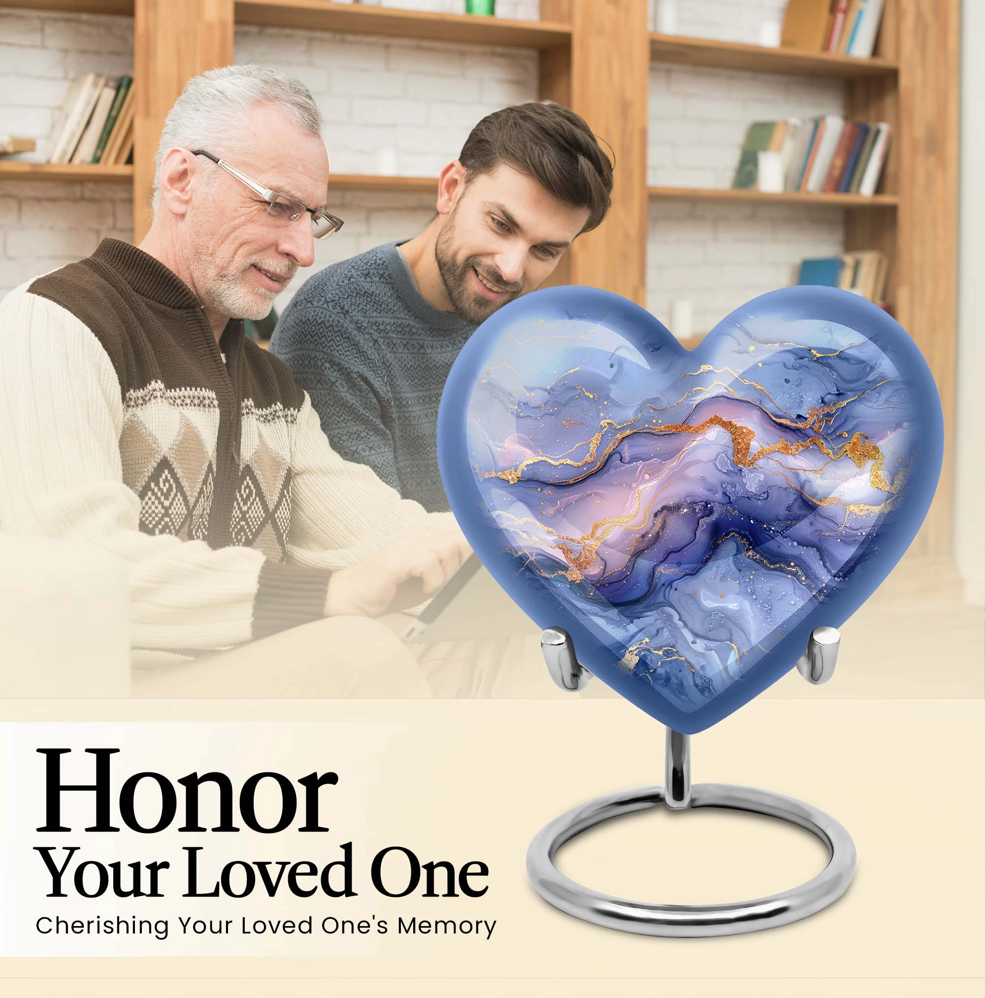 Abstract Urn Memento - A Supreme Male Cremation Urn