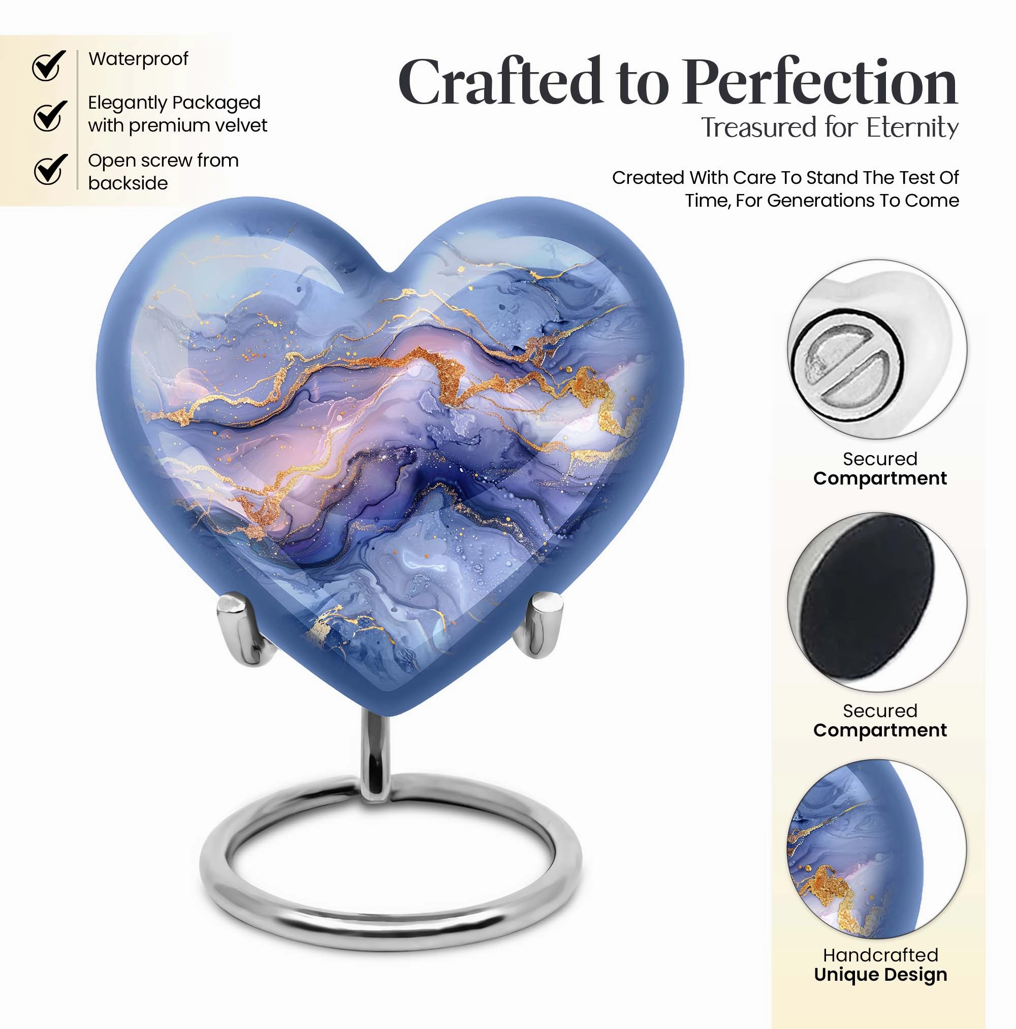 Abstract Urn Memento - A Supreme Male Cremation Urn