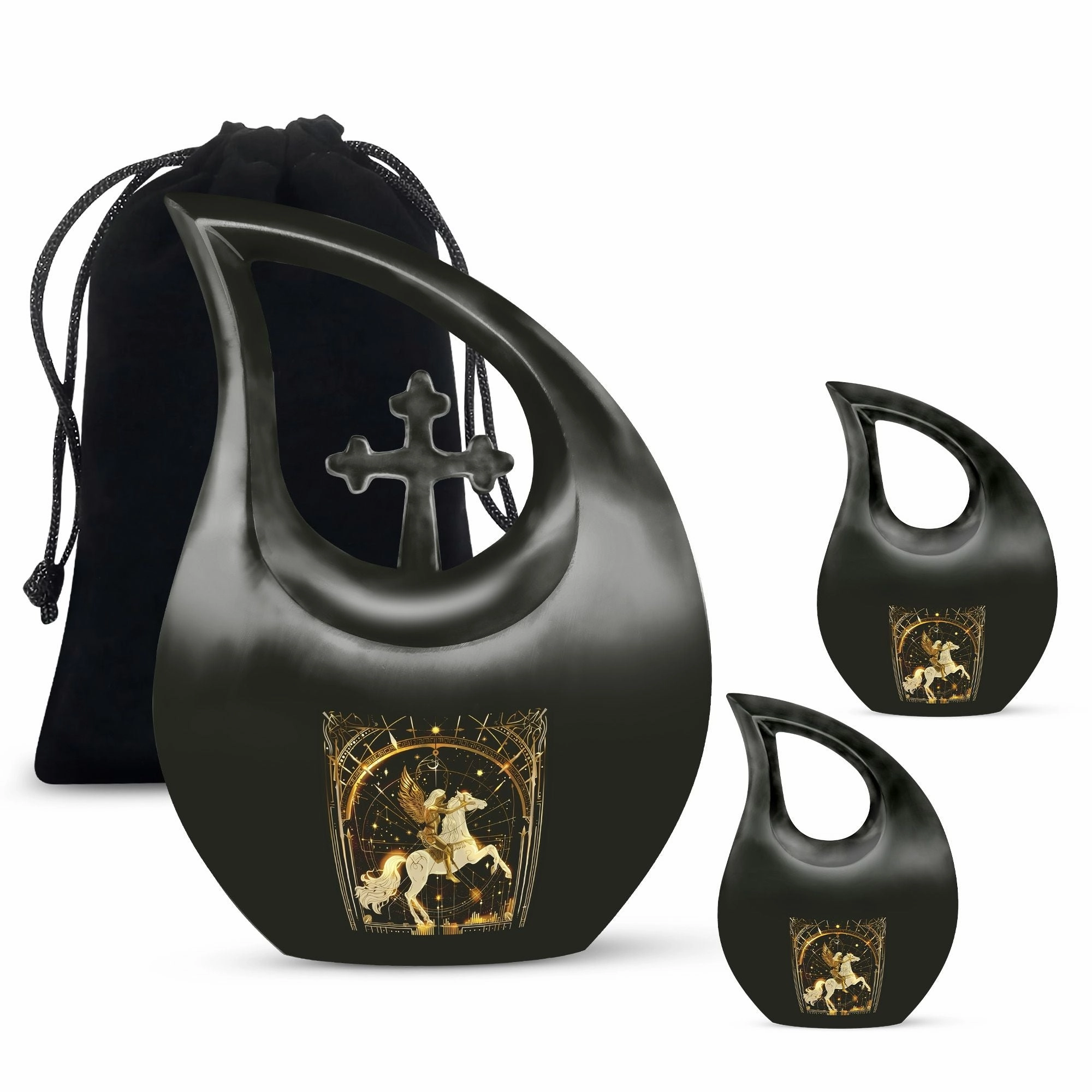 Affordable Cremation Zodiac Urn Rememorial Symbol of Eternal