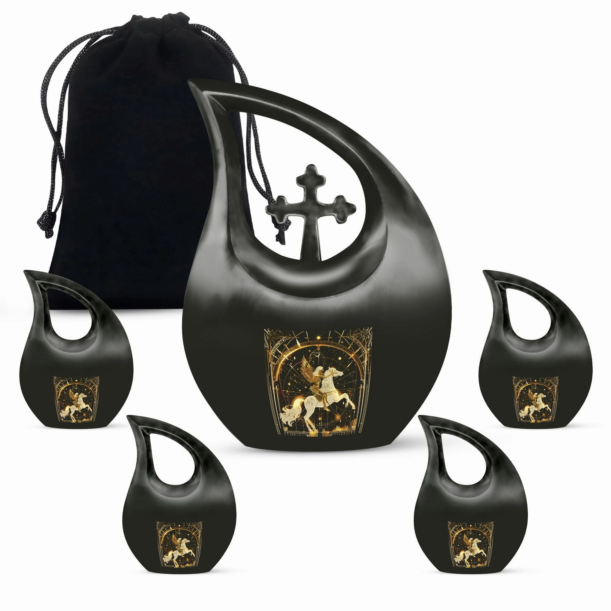 Affordable Cremation Zodiac Urn Rememorial Symbol of Eternal