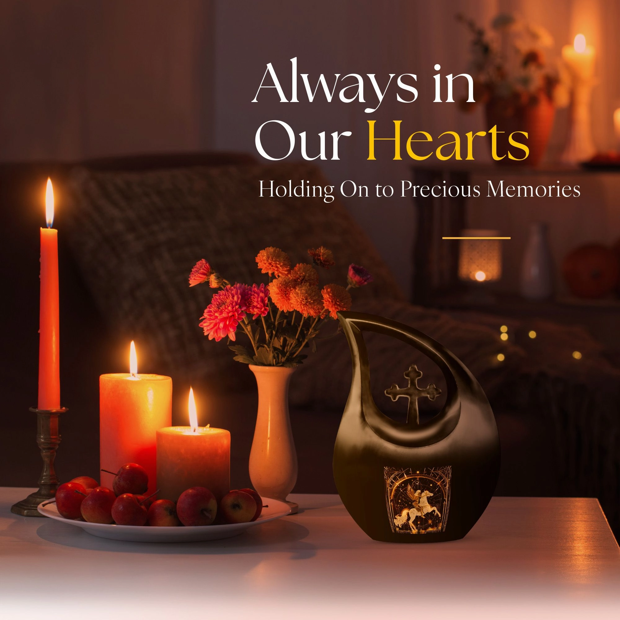 Affordable Cremation Zodiac Urn Rememorial Symbol of Eternal