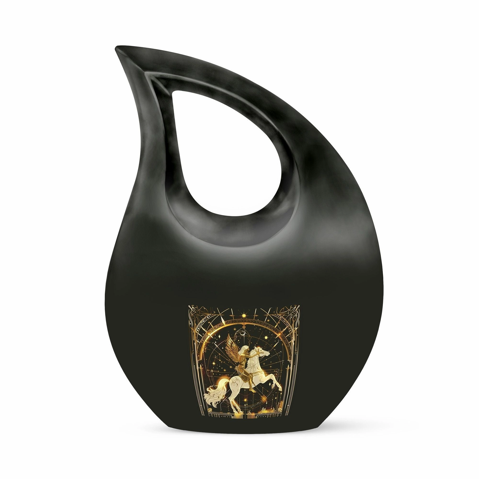 Affordable Cremation Zodiac Urn Rememorial Symbol of Eternal