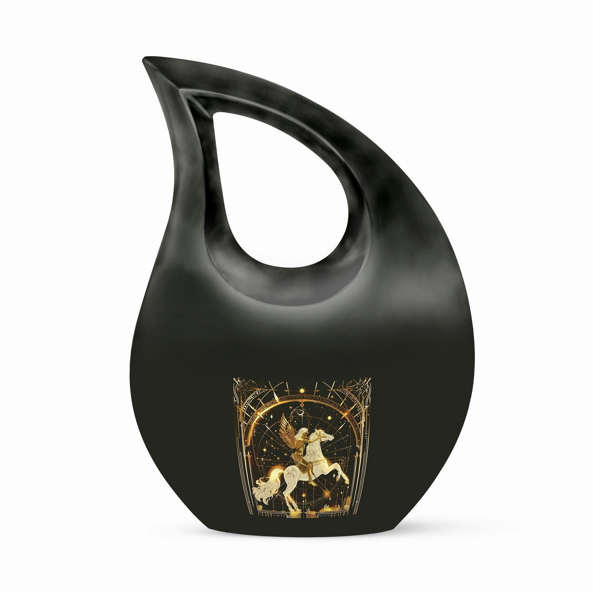 Affordable Cremation Zodiac Urn Rememorial Symbol of Eternal