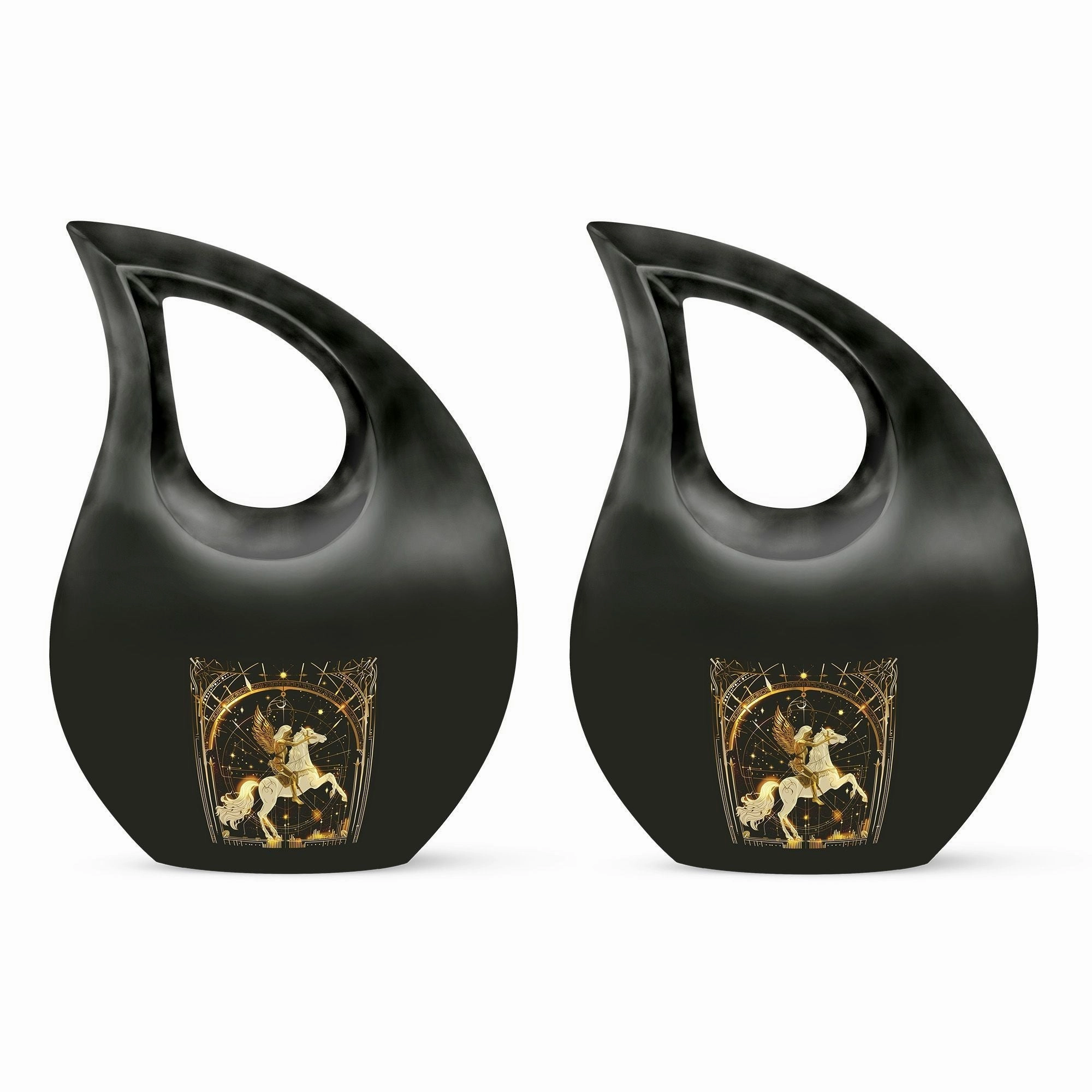 Affordable Cremation Zodiac Urn Rememorial Symbol of Eternal