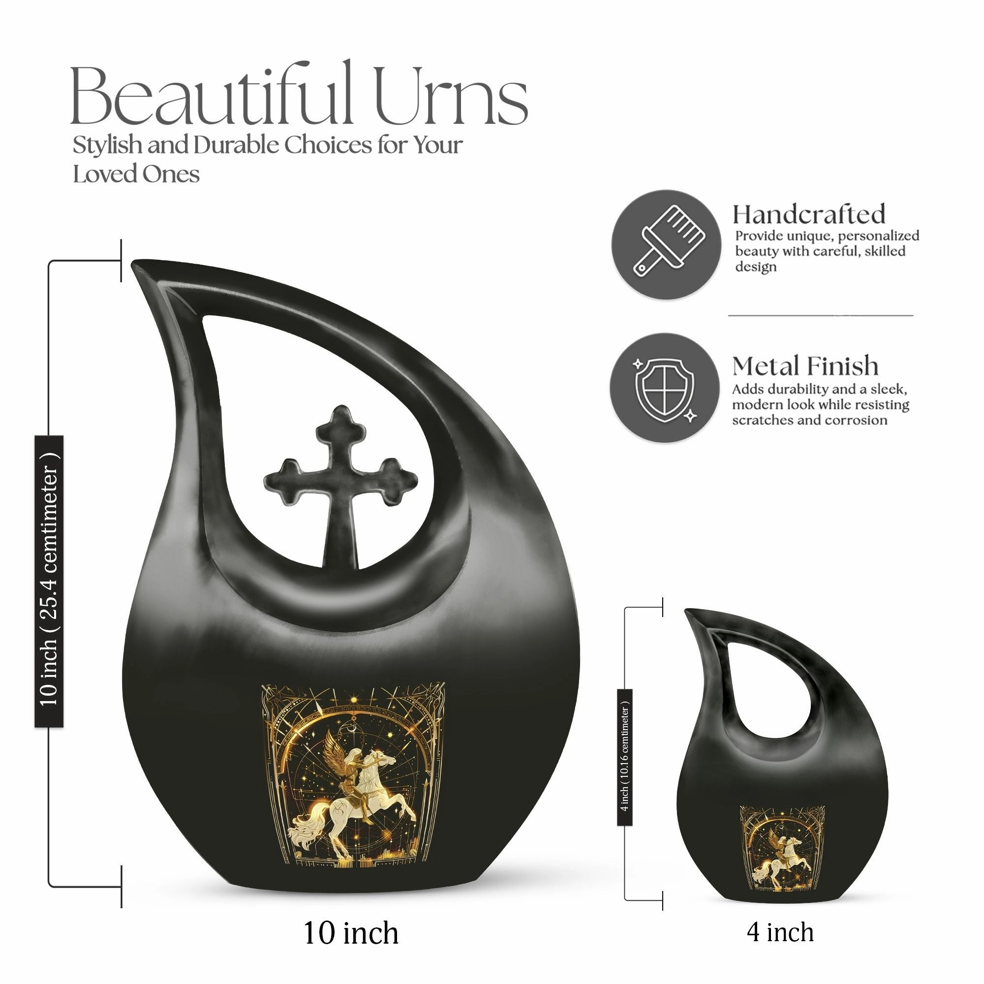 Affordable Cremation Zodiac Urn Rememorial Symbol of Eternal