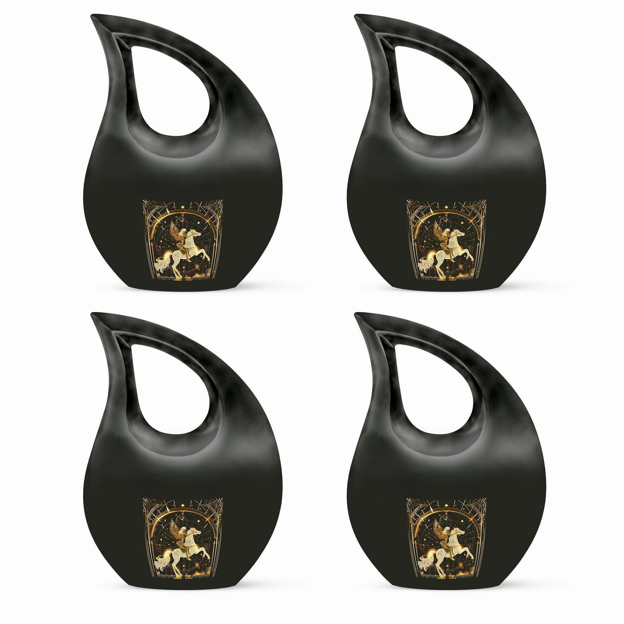 Affordable Cremation Zodiac Urn Rememorial Symbol of Eternal