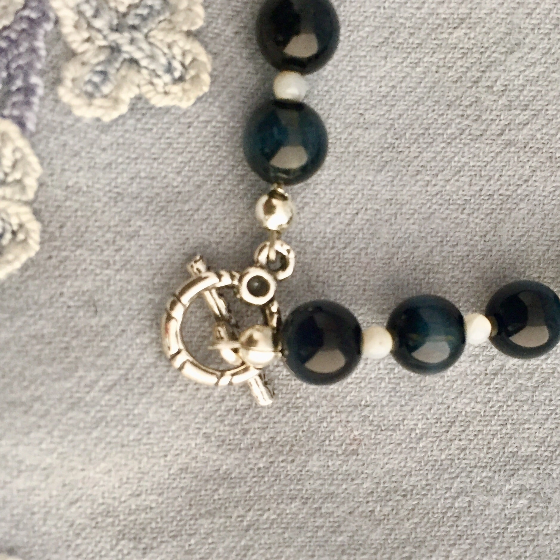 Anika Blue Tiger's Eye Necklace
