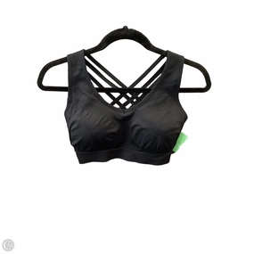 Athletic Bra By Clothes Mentor In Black, Size: L
