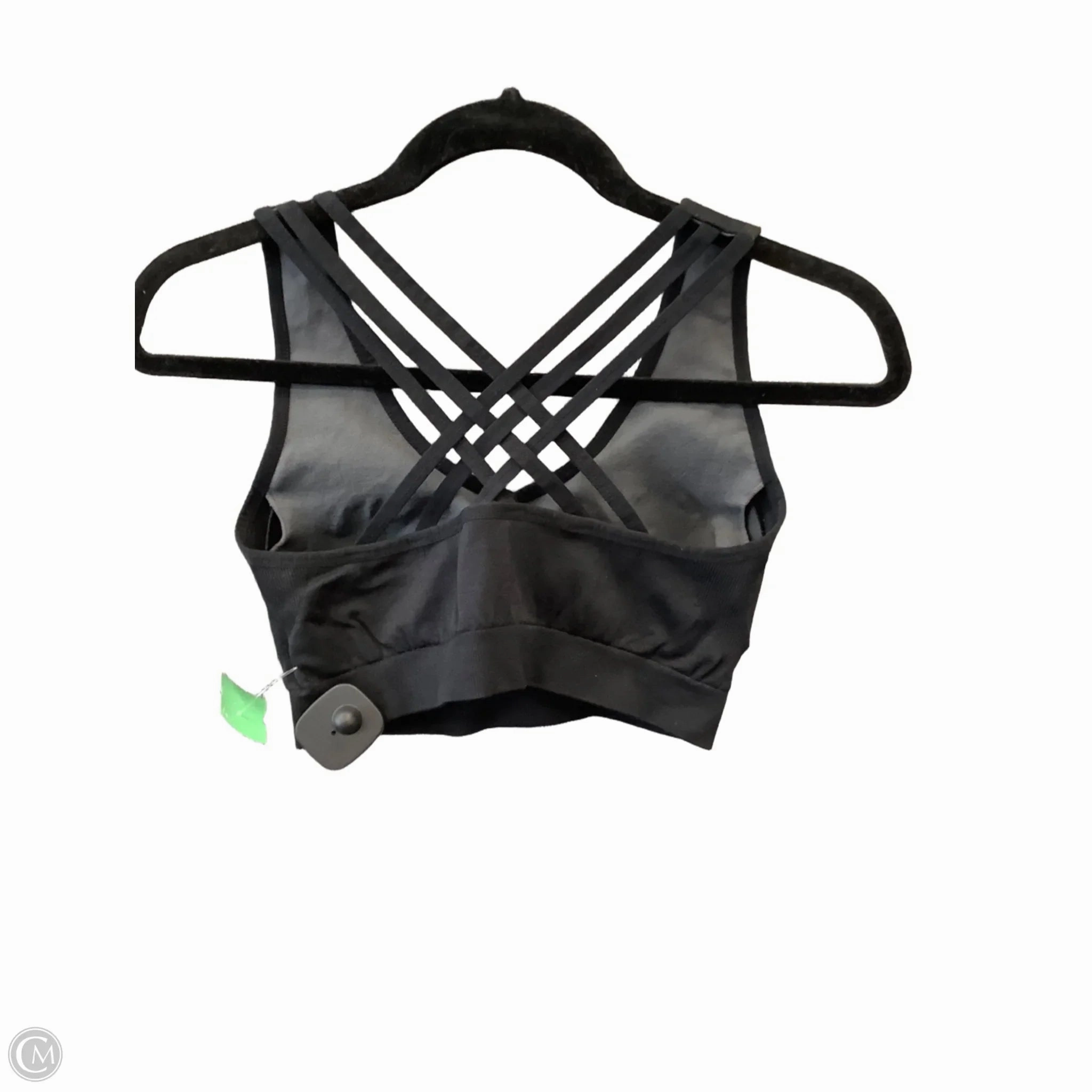 Athletic Bra By Clothes Mentor In Black, Size: L