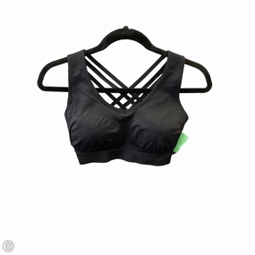 Athletic Bra By Clothes Mentor In Black, Size: L