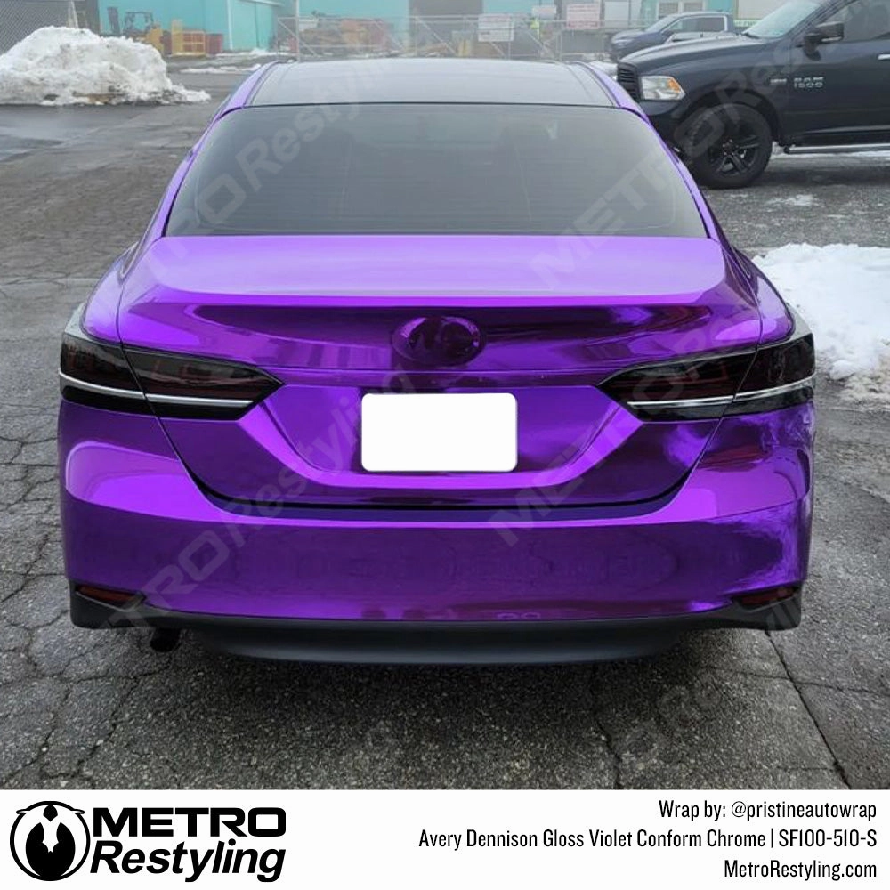 Avery Dennison SF100 Gloss Violet Conform Chrome Vinyl Wrap | SF100-510-S