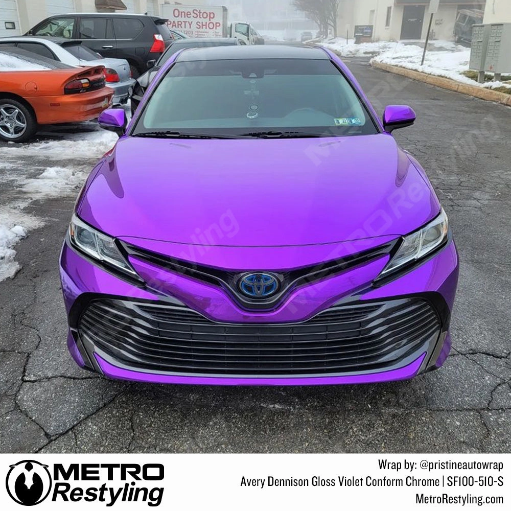 Avery Dennison SF100 Gloss Violet Conform Chrome Vinyl Wrap | SF100-510-S