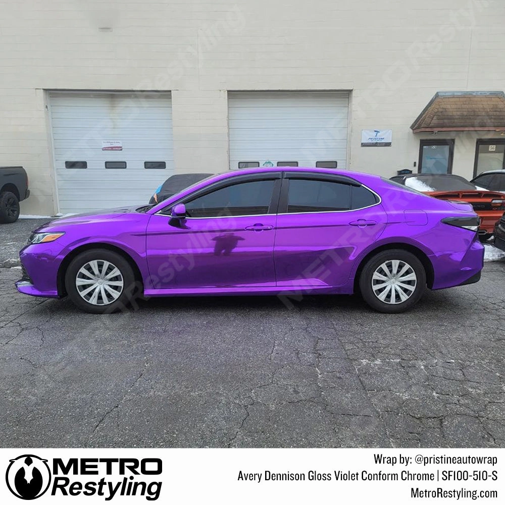 Avery Dennison SF100 Gloss Violet Conform Chrome Vinyl Wrap | SF100-510-S