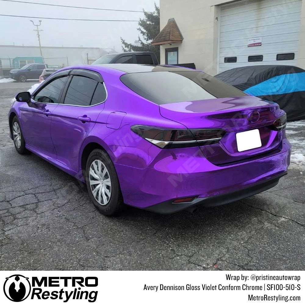 Avery Dennison SF100 Gloss Violet Conform Chrome Vinyl Wrap | SF100-510-S