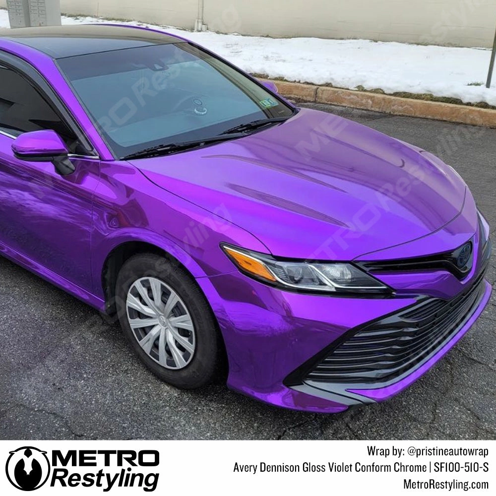 Avery Dennison SF100 Gloss Violet Conform Chrome Vinyl Wrap | SF100-510-S