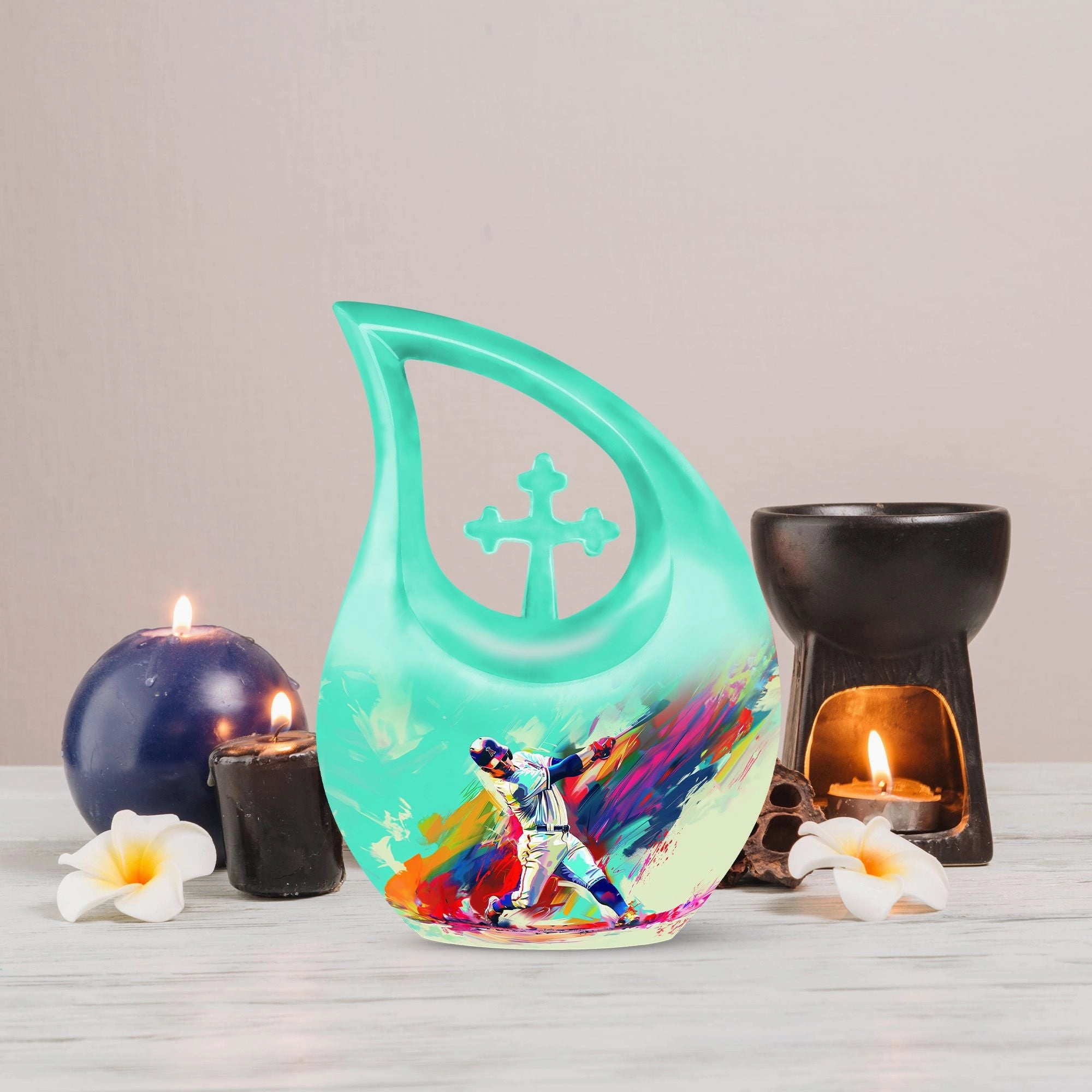 Batter's Remembrance - Baseball Urn & Memorial Keepsake