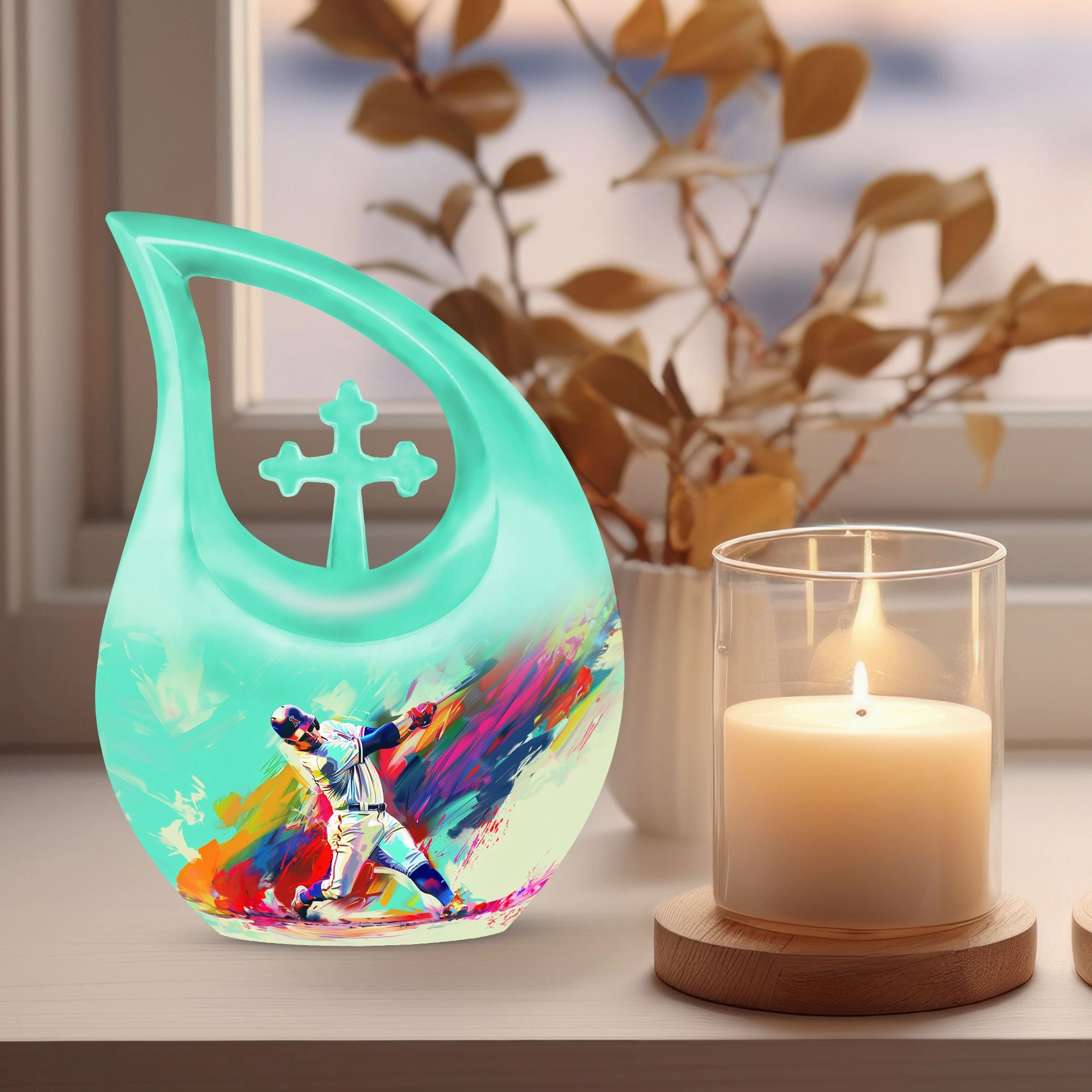 Batter's Remembrance - Baseball Urn & Memorial Keepsake