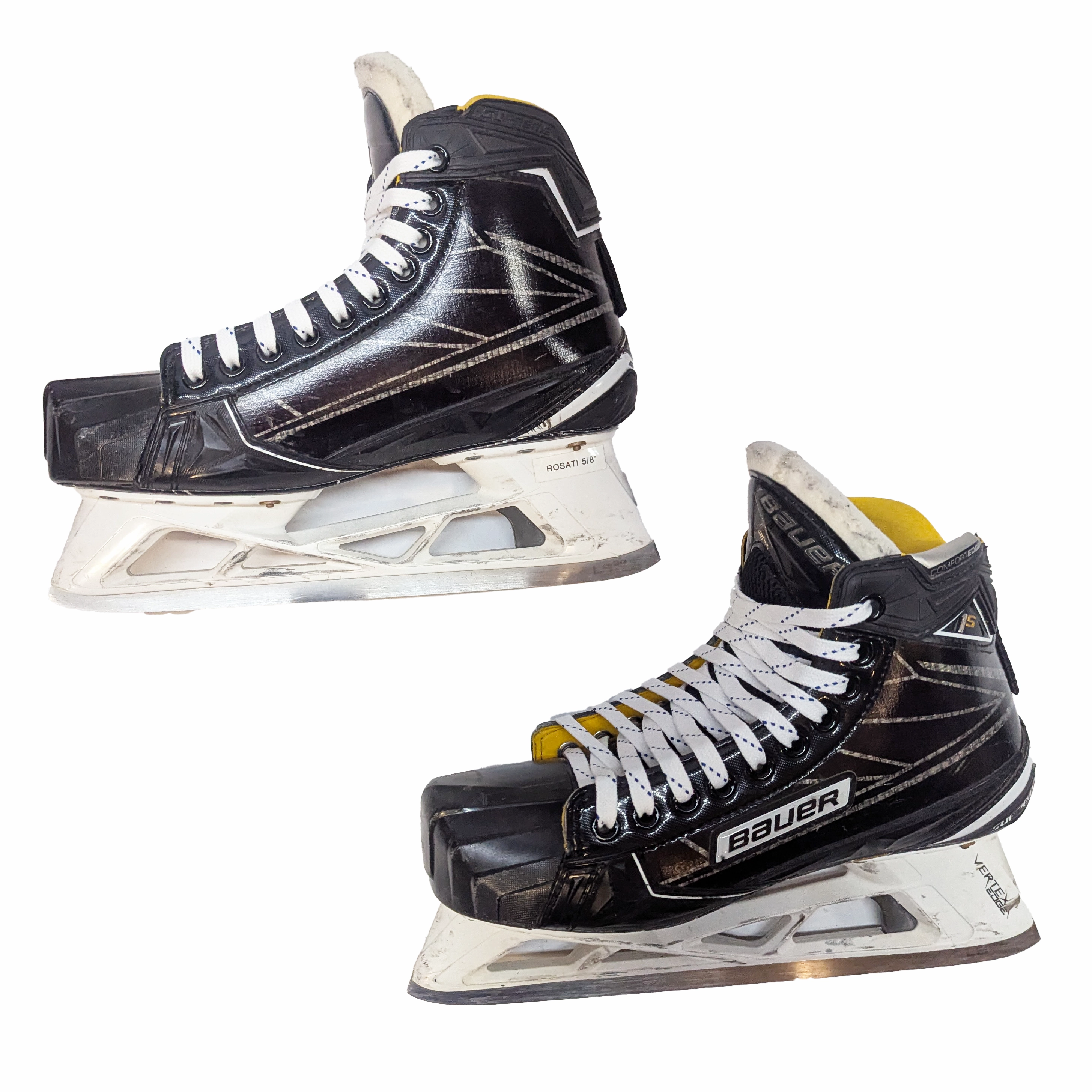 Bauer Supreme 1S - Used NCAA Pro Stock Hockey Goalie Skates - Size 8