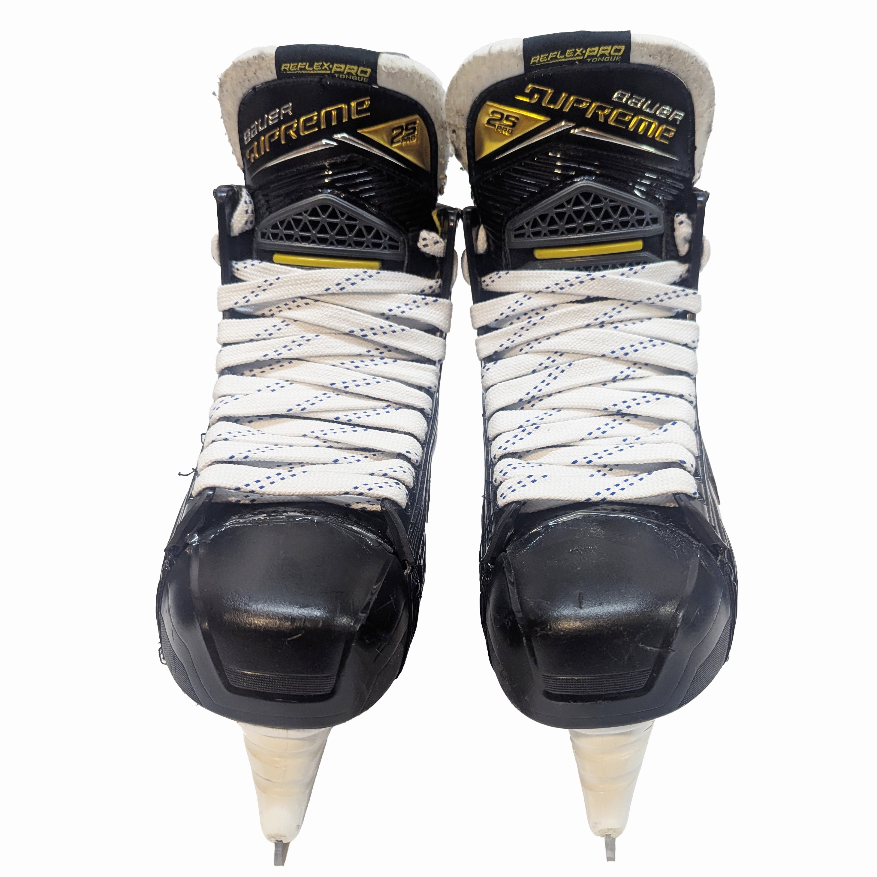 Bauer Supreme 2S Pro - NCAA Used Pro Stock Hockey Skates - Size 8