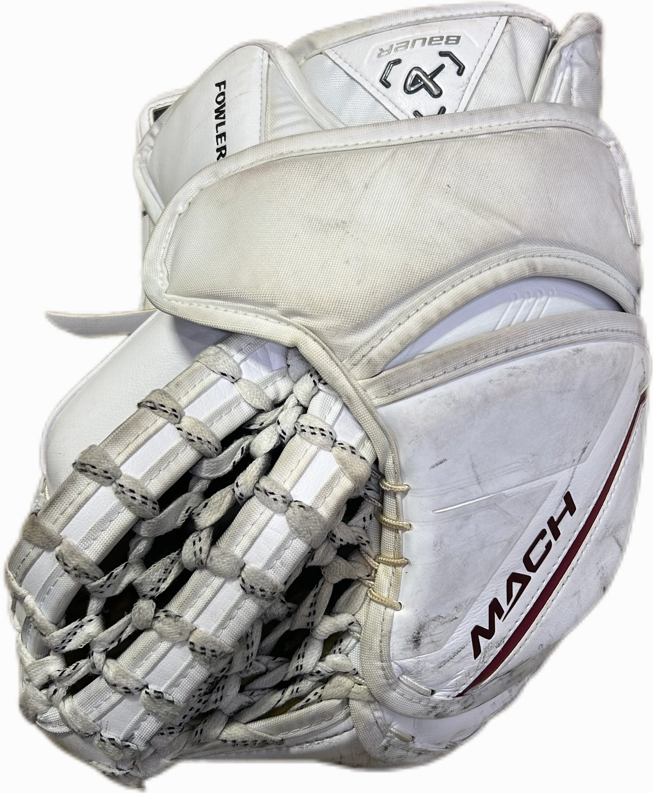 Bauer Supreme Mach - Used Pro Stock Full Set (White/Maroon/Gold)