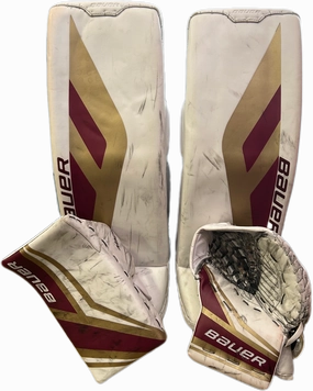 Bauer Supreme Mach - Used Pro Stock Full Set (White/Maroon/Gold)