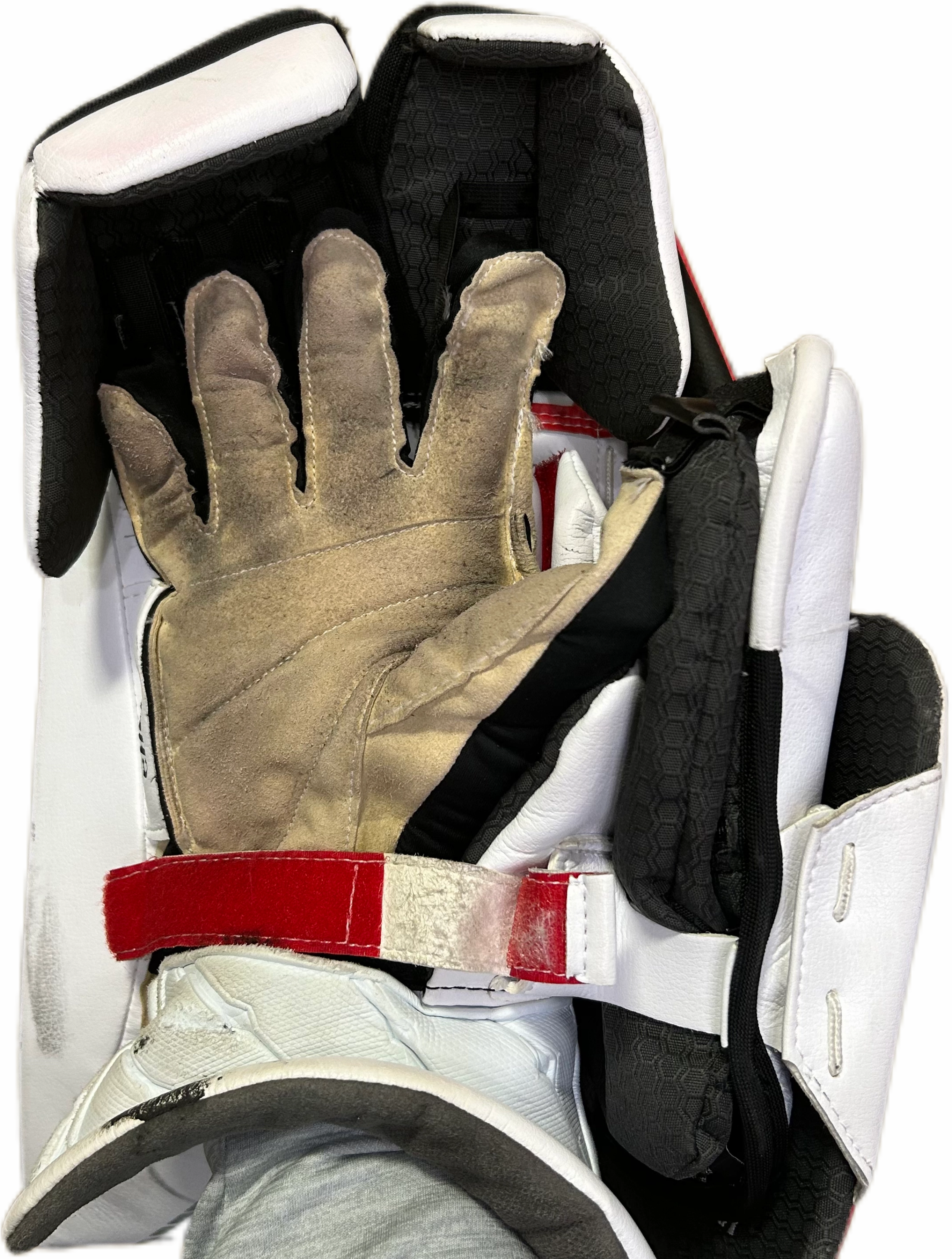 Bauer Supreme Mach - Used Pro Stock Full Set (White/Red/Black)
