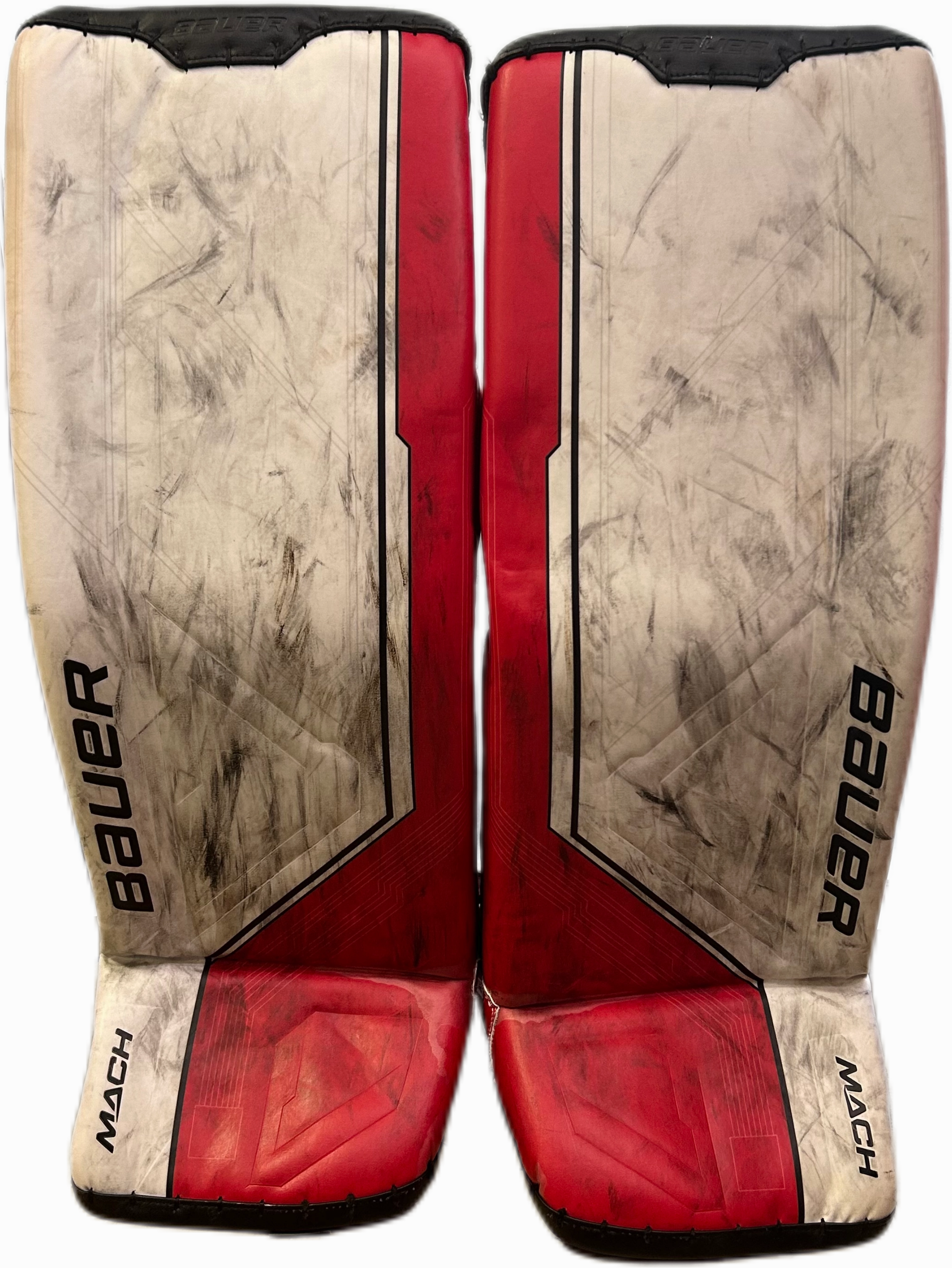 Bauer Supreme Mach - Used Pro Stock Full Set (White/Red/Black)