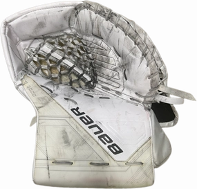 Bauer Supreme Mach - Used Pro Stock Goalie Glove (White) #2