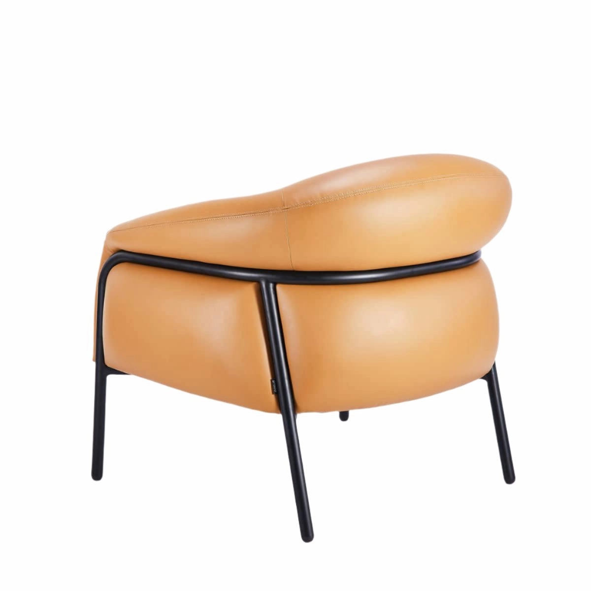 Belly Armchair - Tan PU Leather