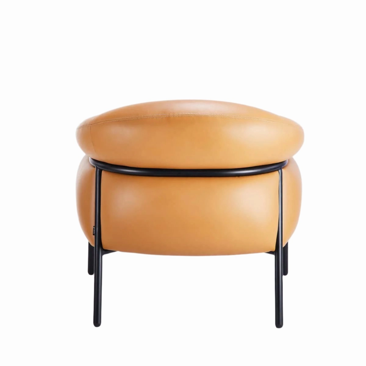 Belly Armchair - Tan PU Leather