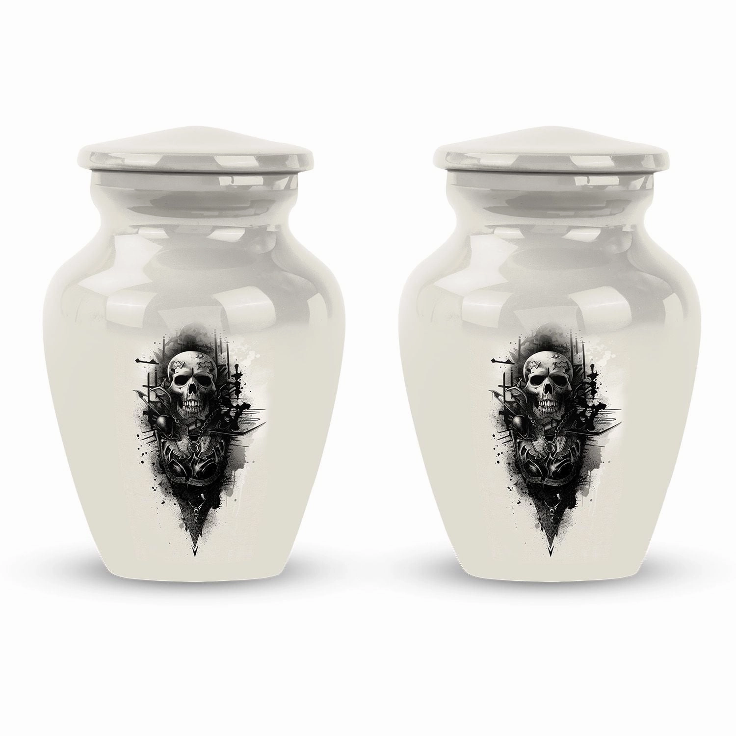Catholic Sacrarium: Commemorative Cremation Urn for Gentleman
