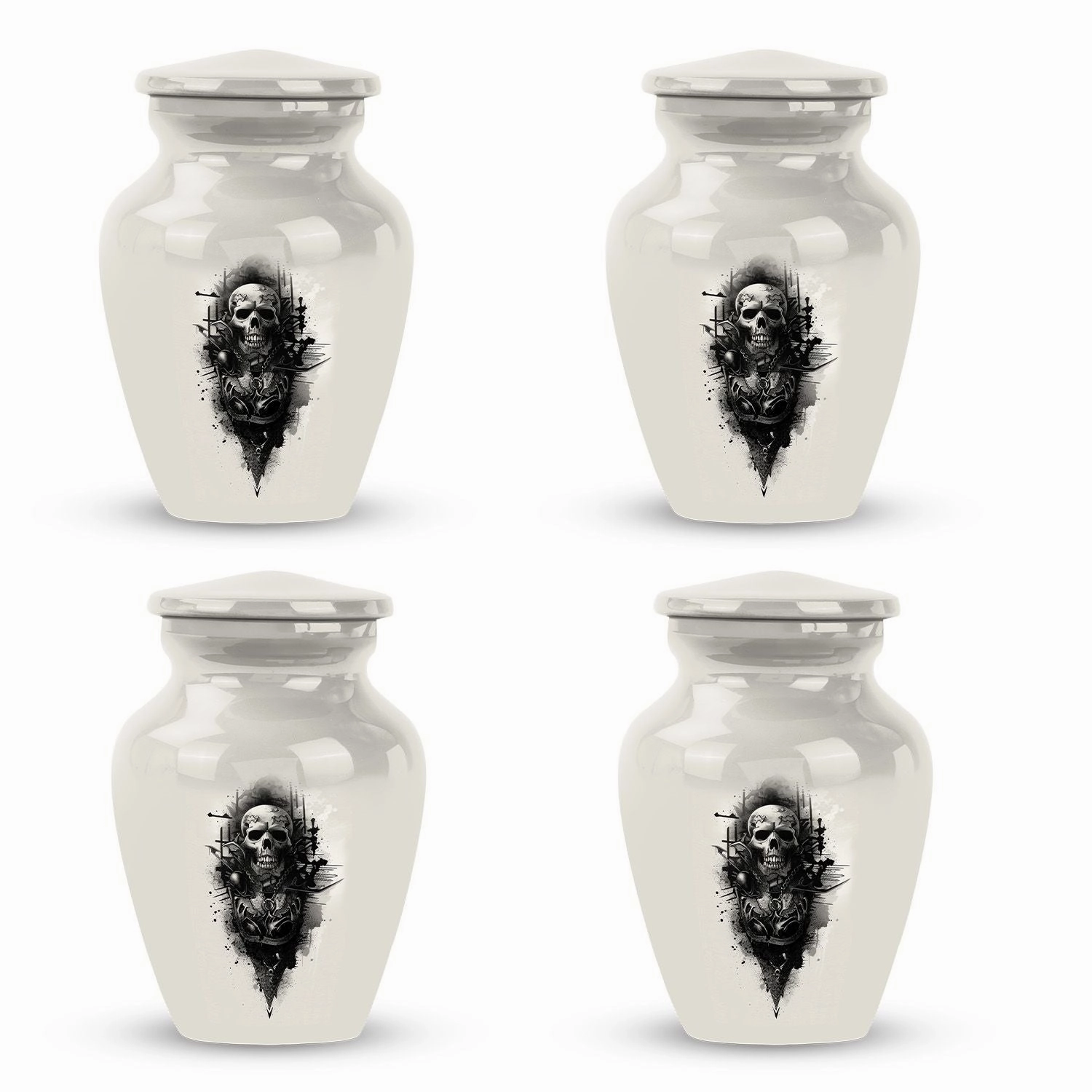 Catholic Sacrarium: Commemorative Cremation Urn for Gentleman