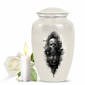 Catholic Sacrarium: Commemorative Cremation Urn for Gentleman