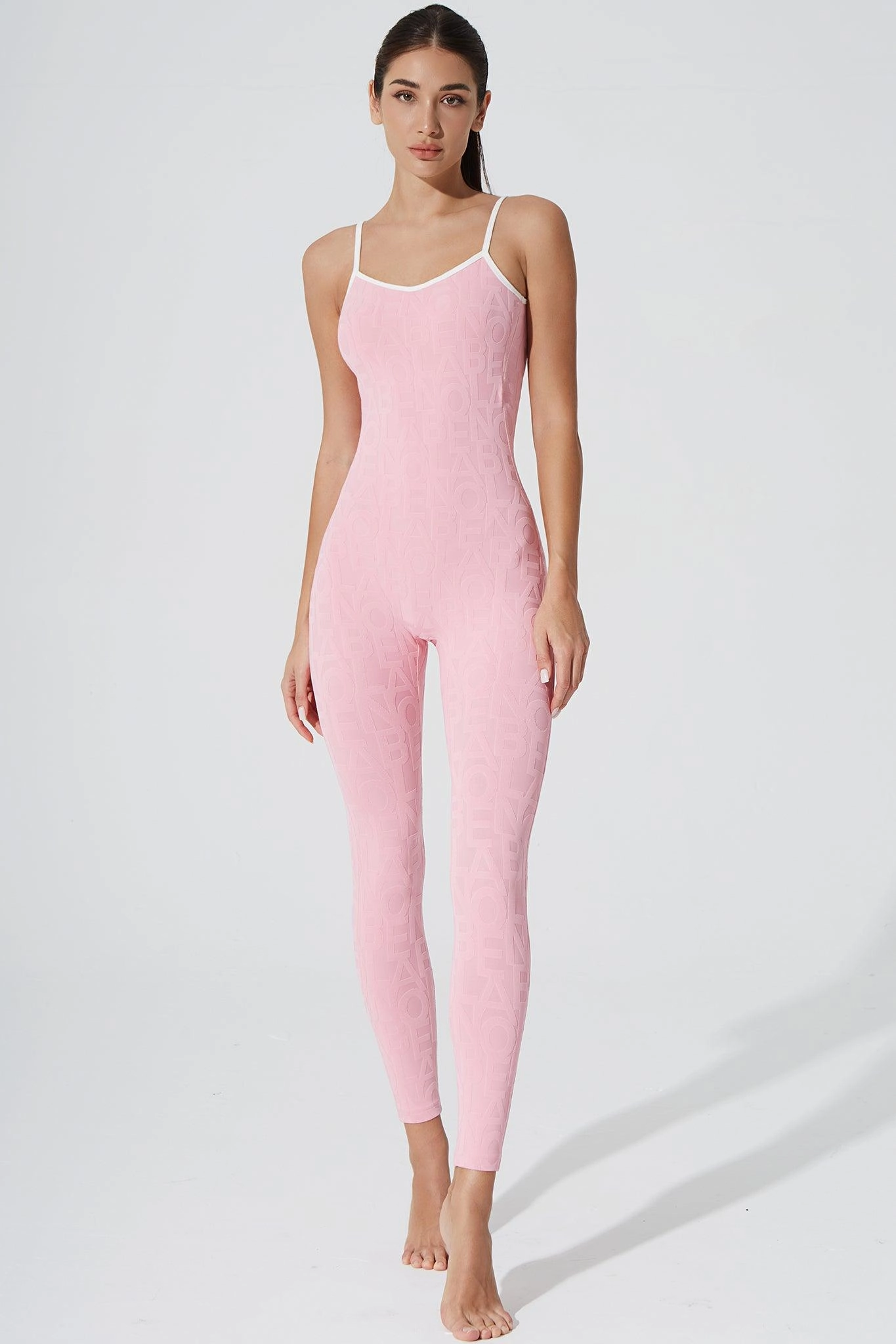 Classic Coeur Del Jumpsuit 3D - Powder Pink