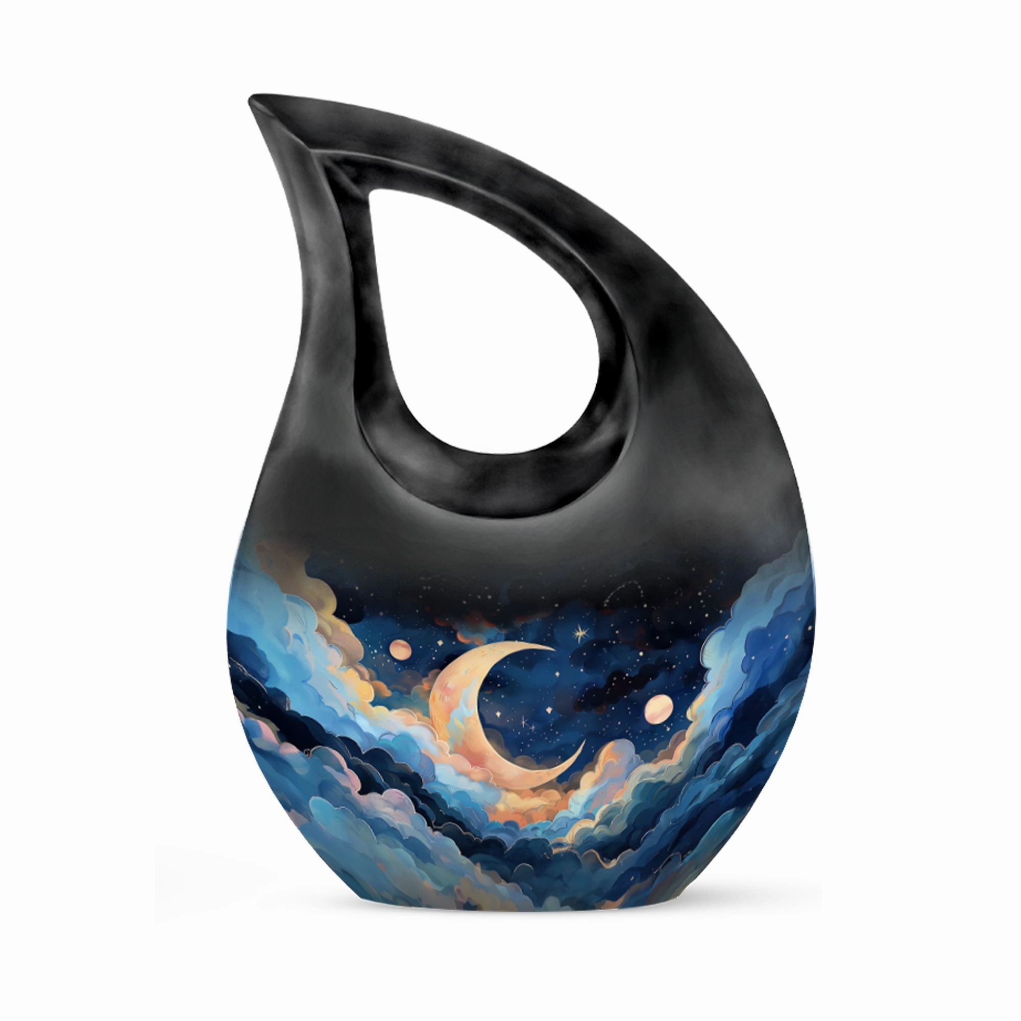 Clouds Urn Serene Memorial Vessel for Eternal Rest