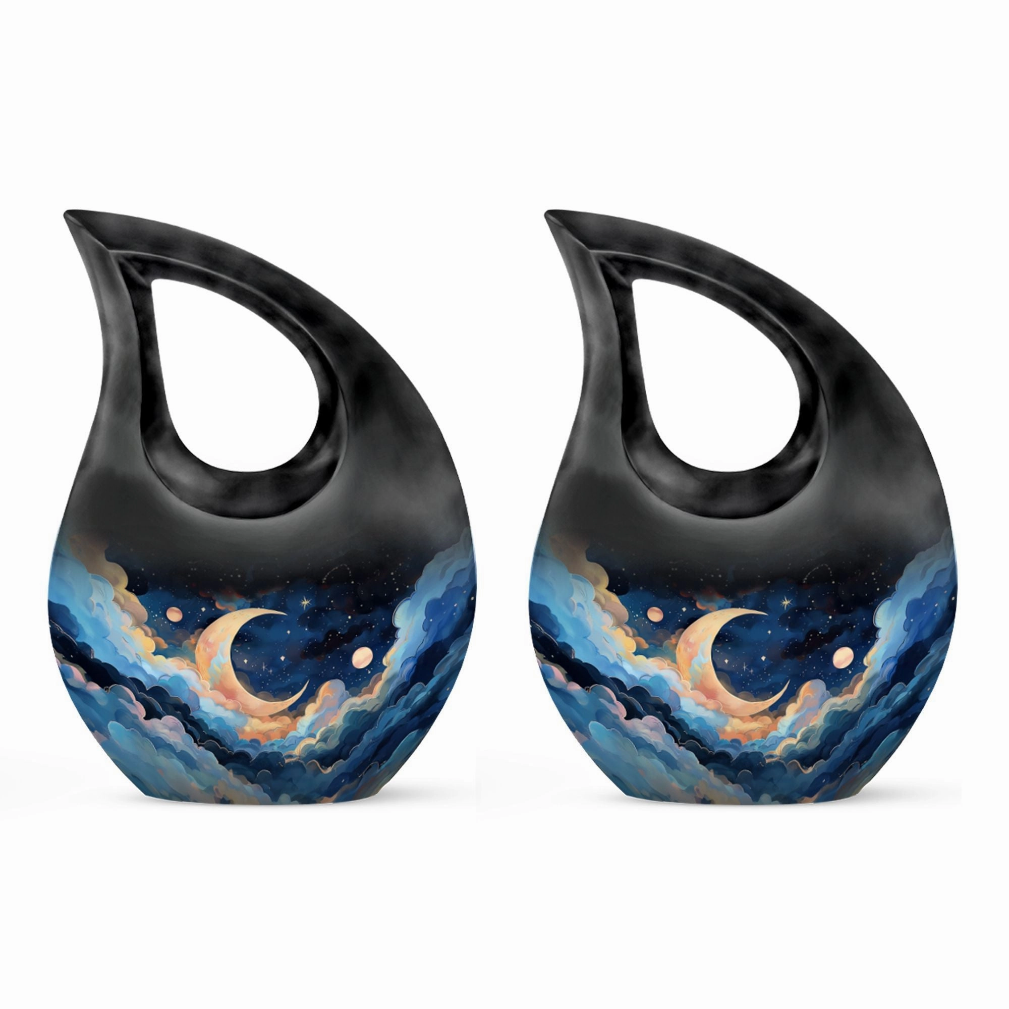 Clouds Urn Serene Memorial Vessel for Eternal Rest