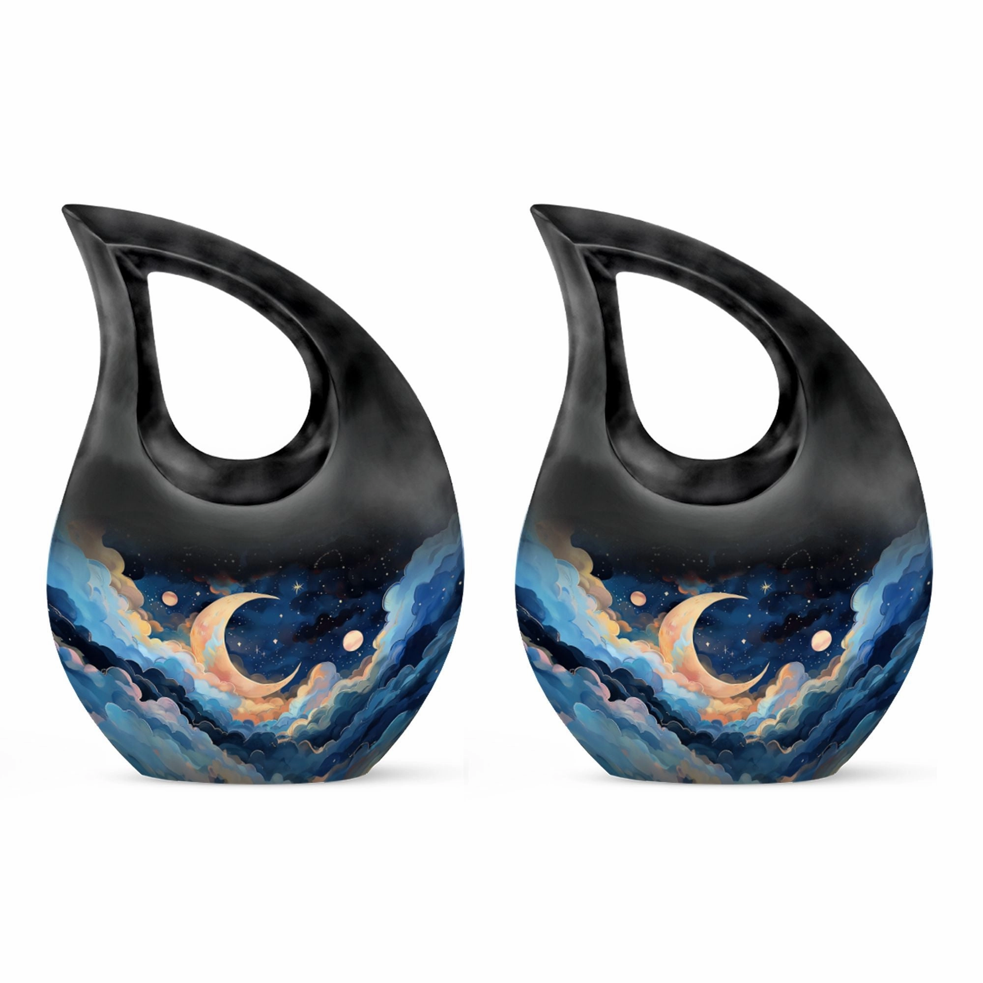 Clouds Urn Serene Memorial Vessel for Eternal Rest
