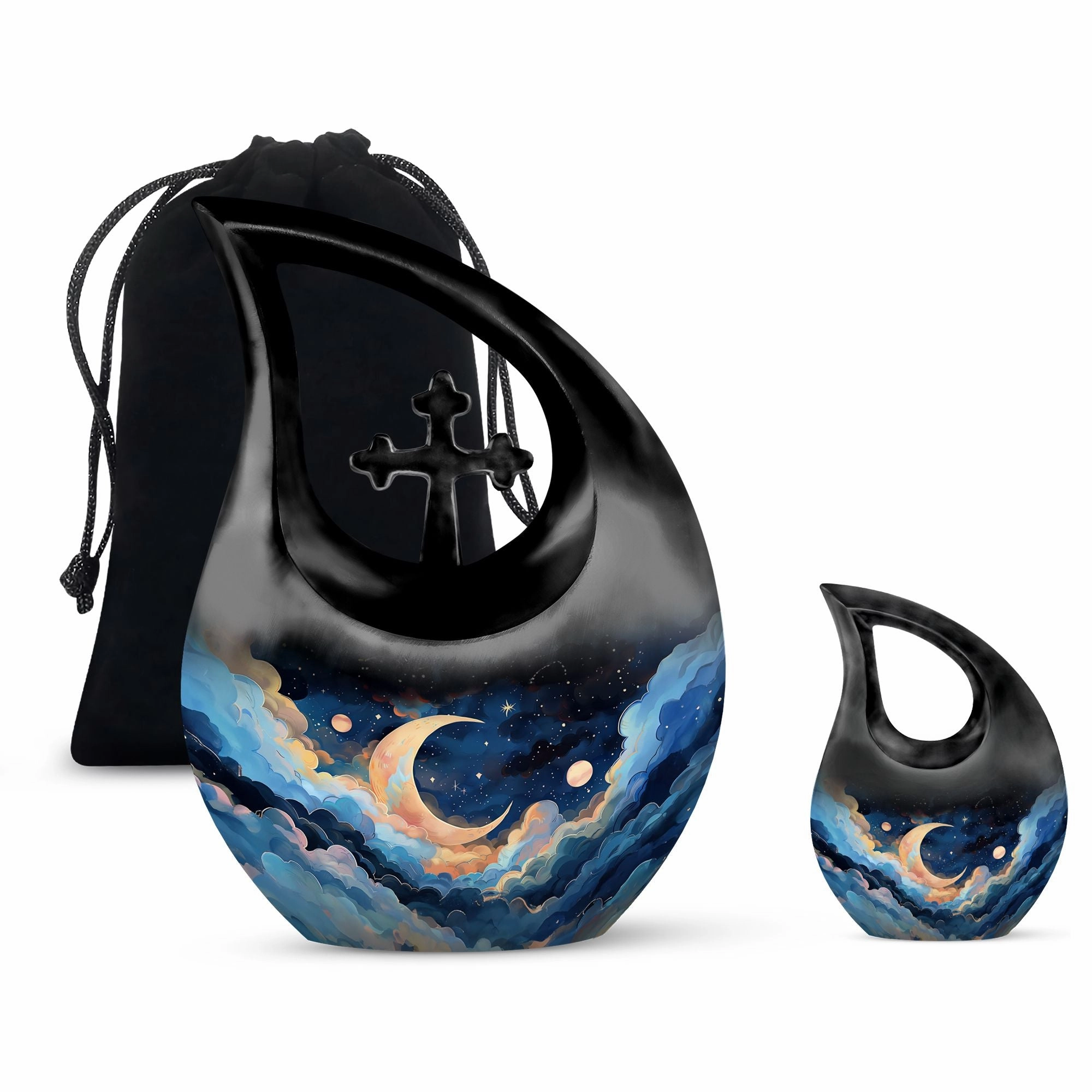 Clouds Urn Serene Memorial Vessel for Eternal Rest