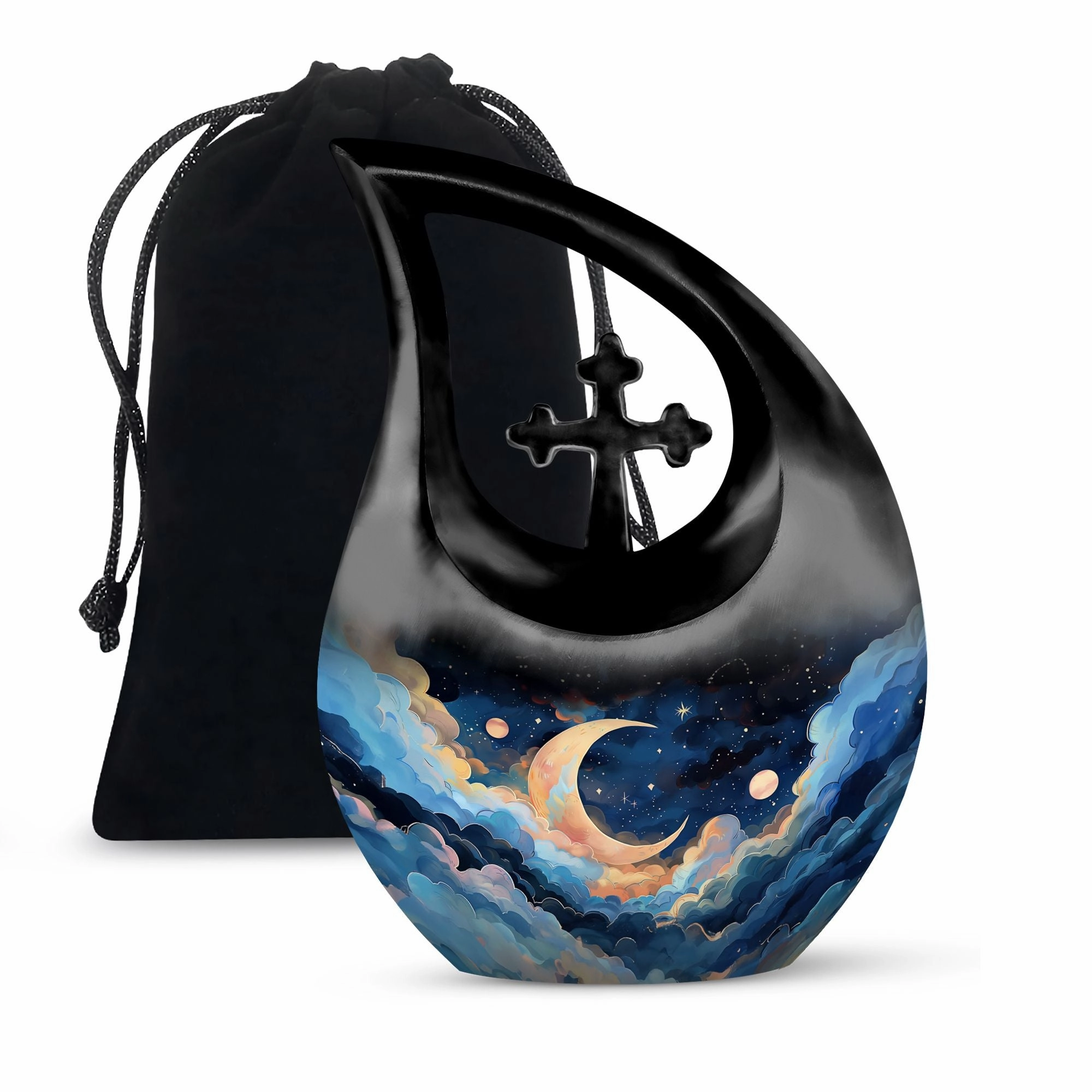 Clouds Urn Serene Memorial Vessel for Eternal Rest