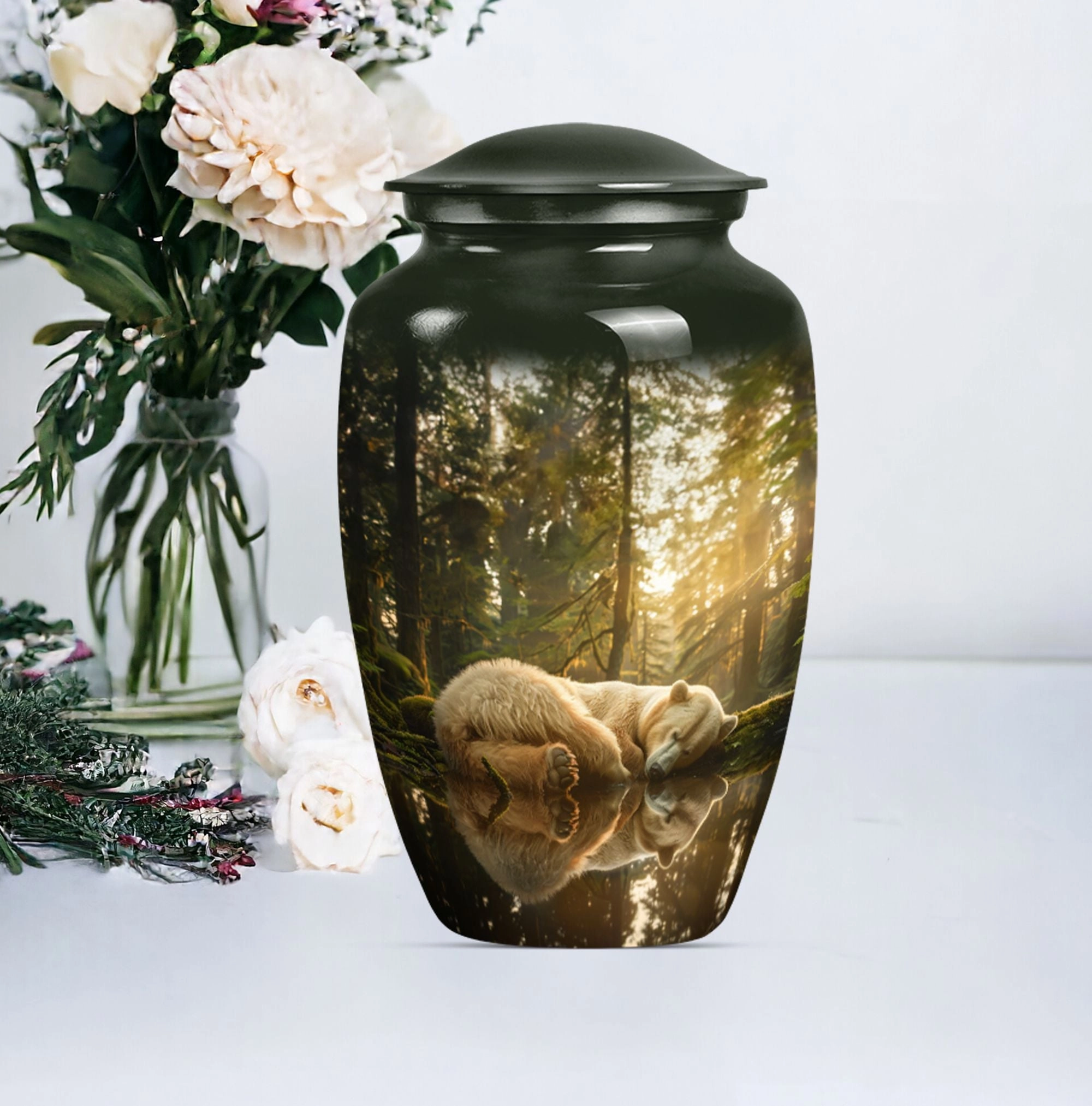 Cremation Burial Bear Urn, A Cherished Memorial Tribute For Mom