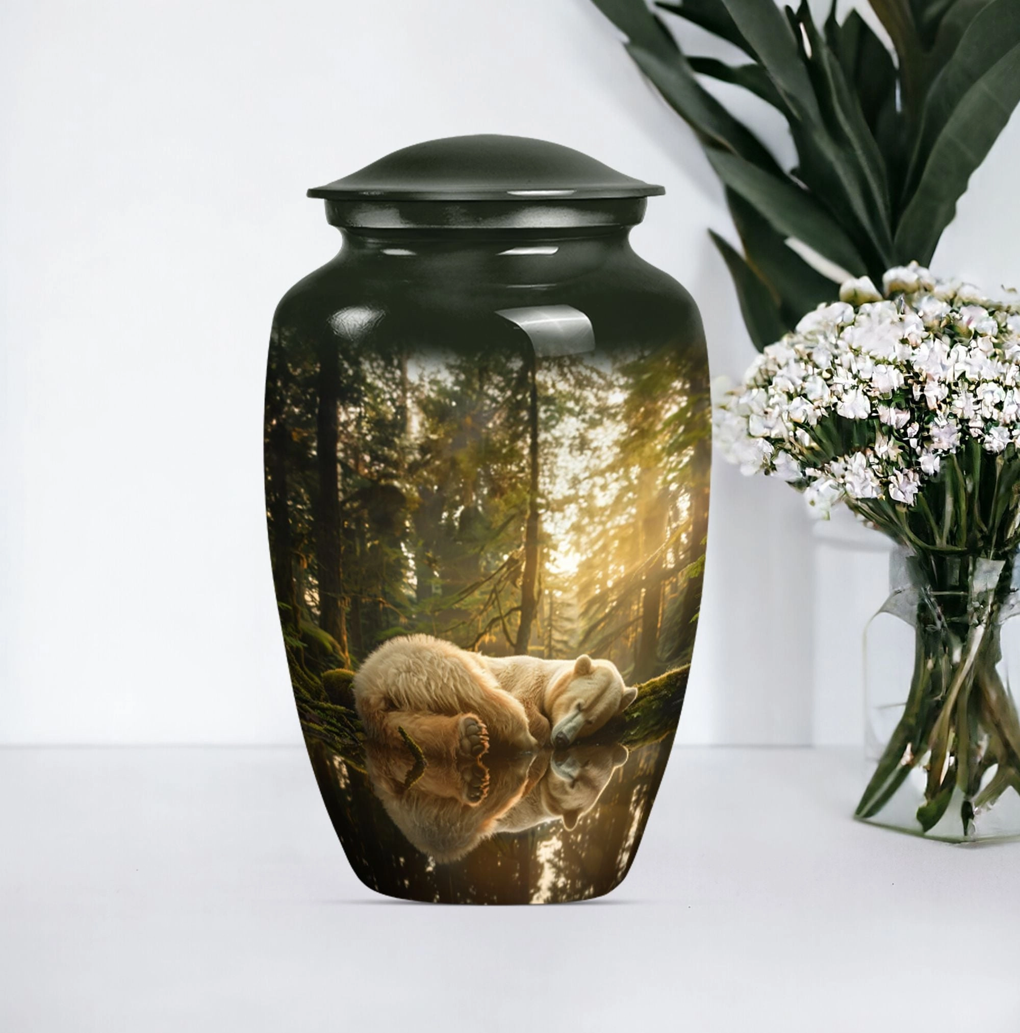 Cremation Burial Bear Urn, A Cherished Memorial Tribute For Mom