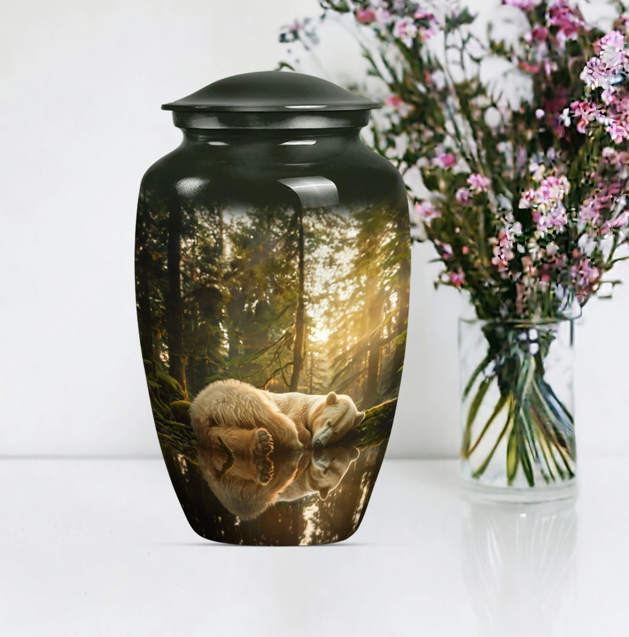 Cremation Burial Bear Urn, A Cherished Memorial Tribute For Mom