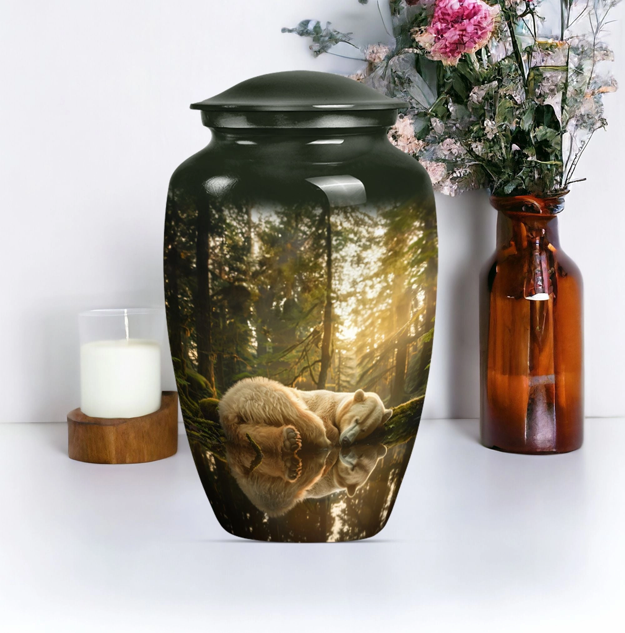 Cremation Burial Bear Urn, A Cherished Memorial Tribute For Mom