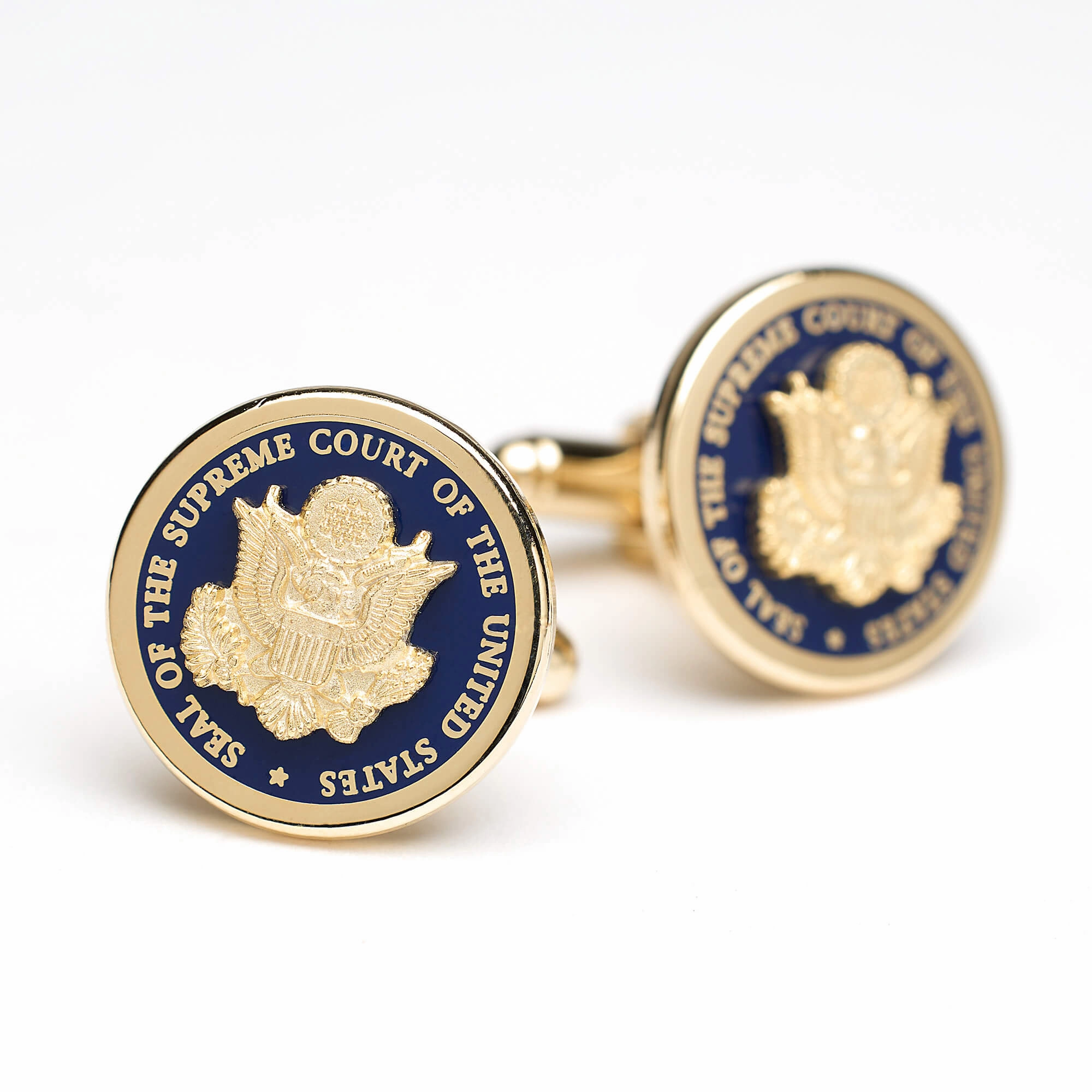 Cufflinks - 3-D Supreme Court Seal