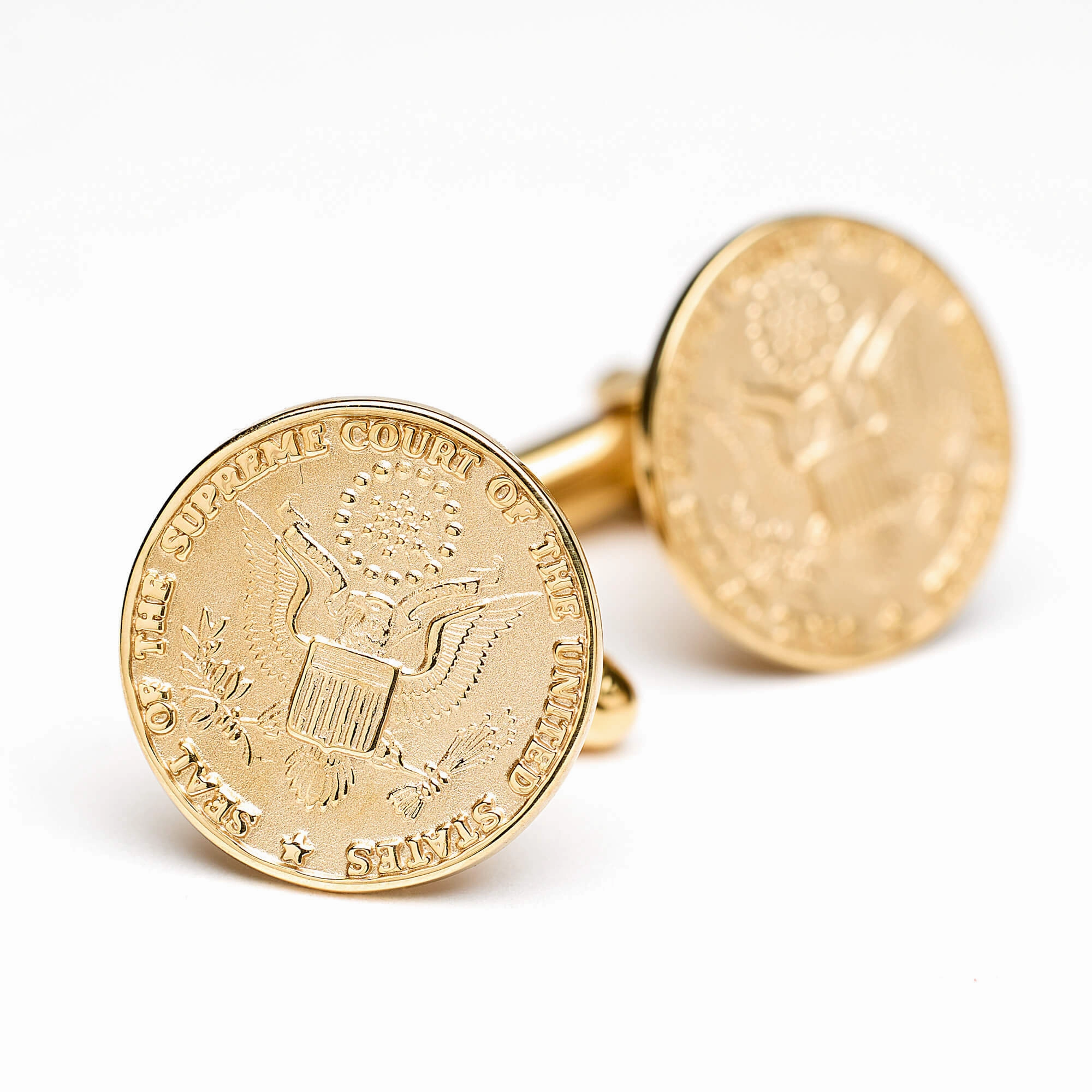 Cufflinks - Supreme Court Seal 14 Karat Gold