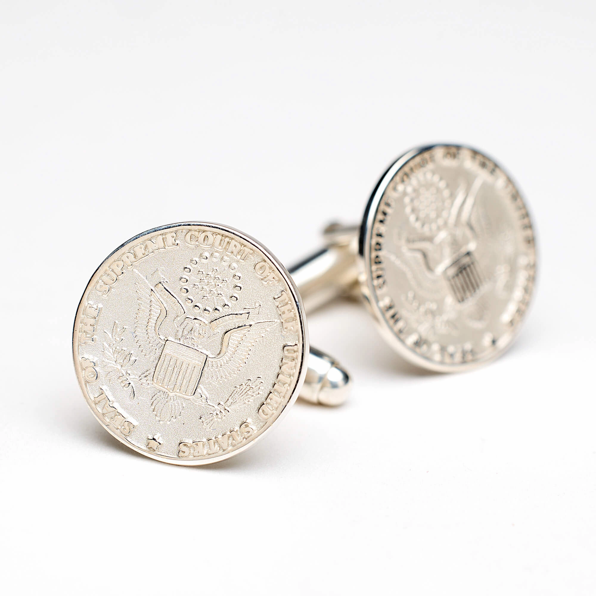 Cufflinks - Supreme Court Seal Sterling Silver
